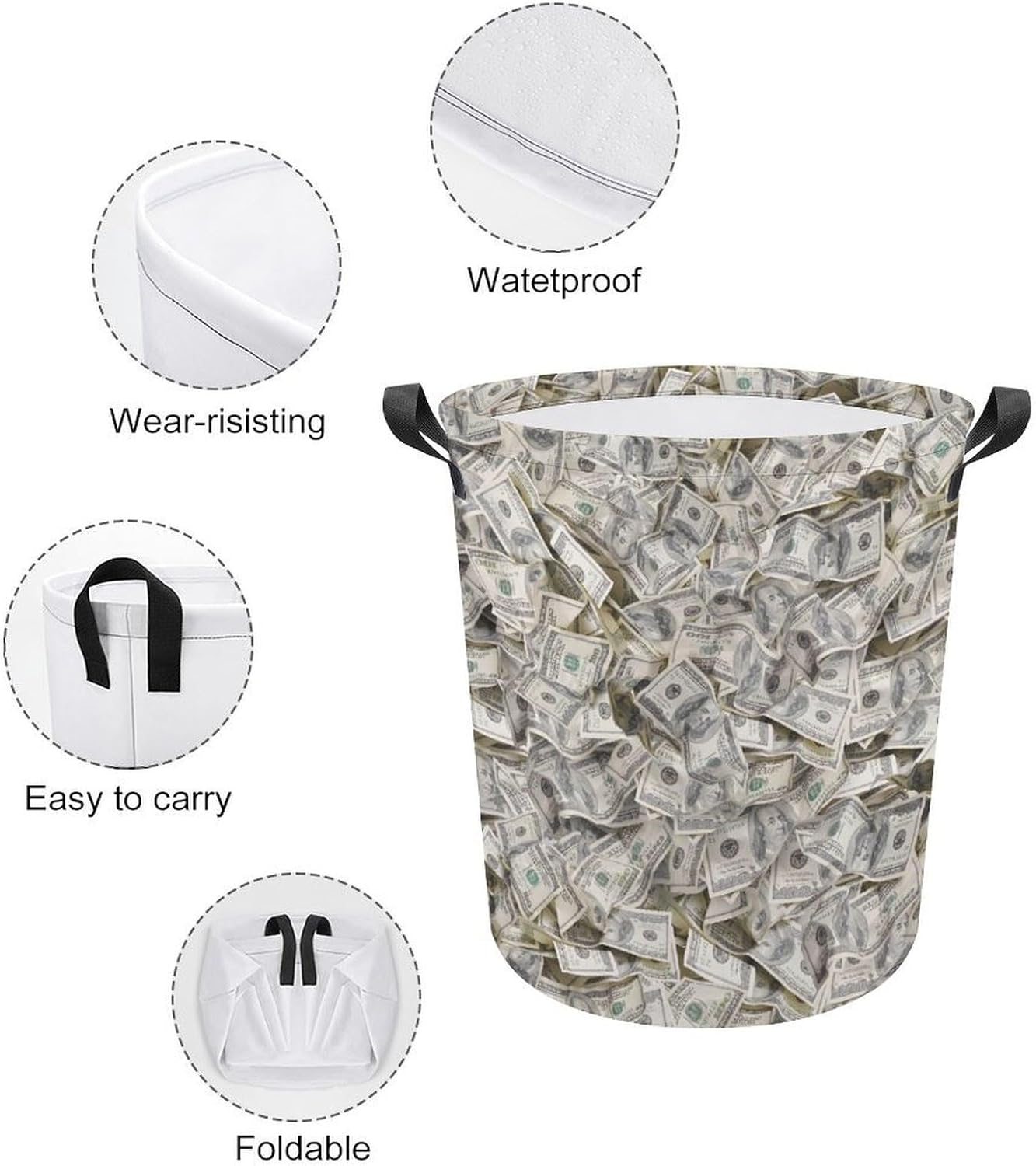 Premium American Storage Basket for Clothes Toys and More