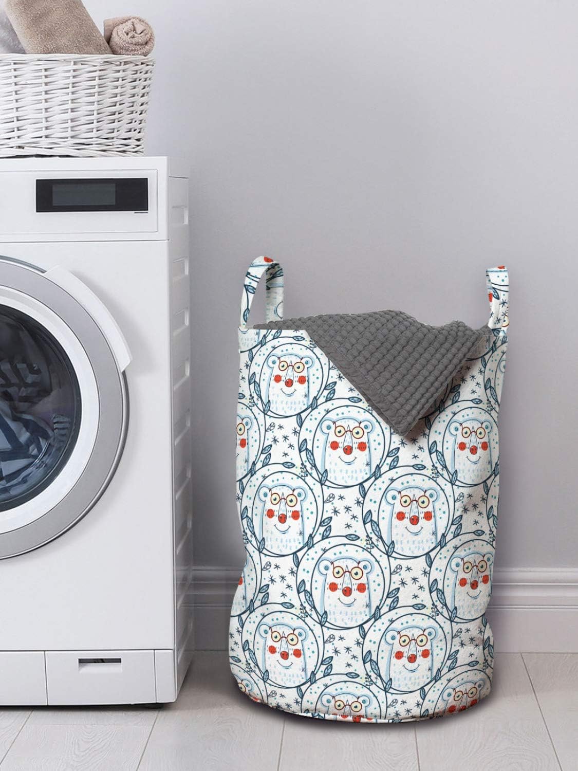 Polar Bear Laundry Bag Christmas Gift