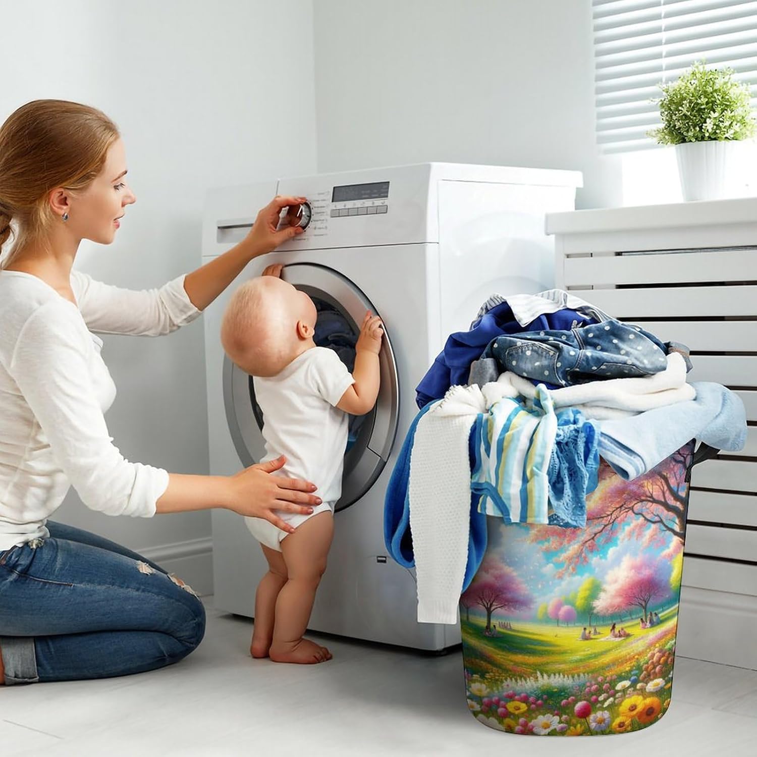 Collapsible Waterproof Organizer for Laundry