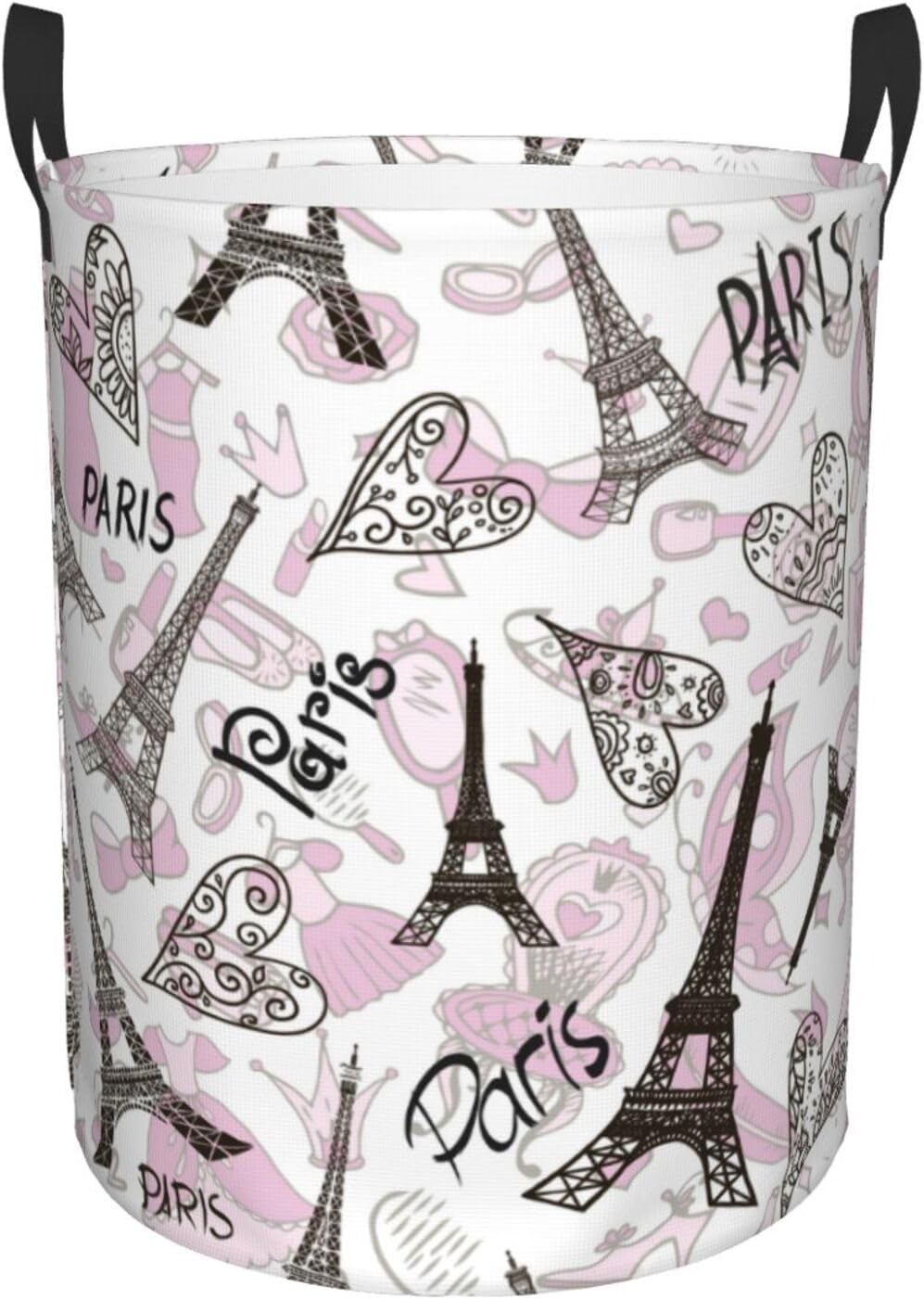 Waterproof Paris Eiffel Tower Clothes Basket