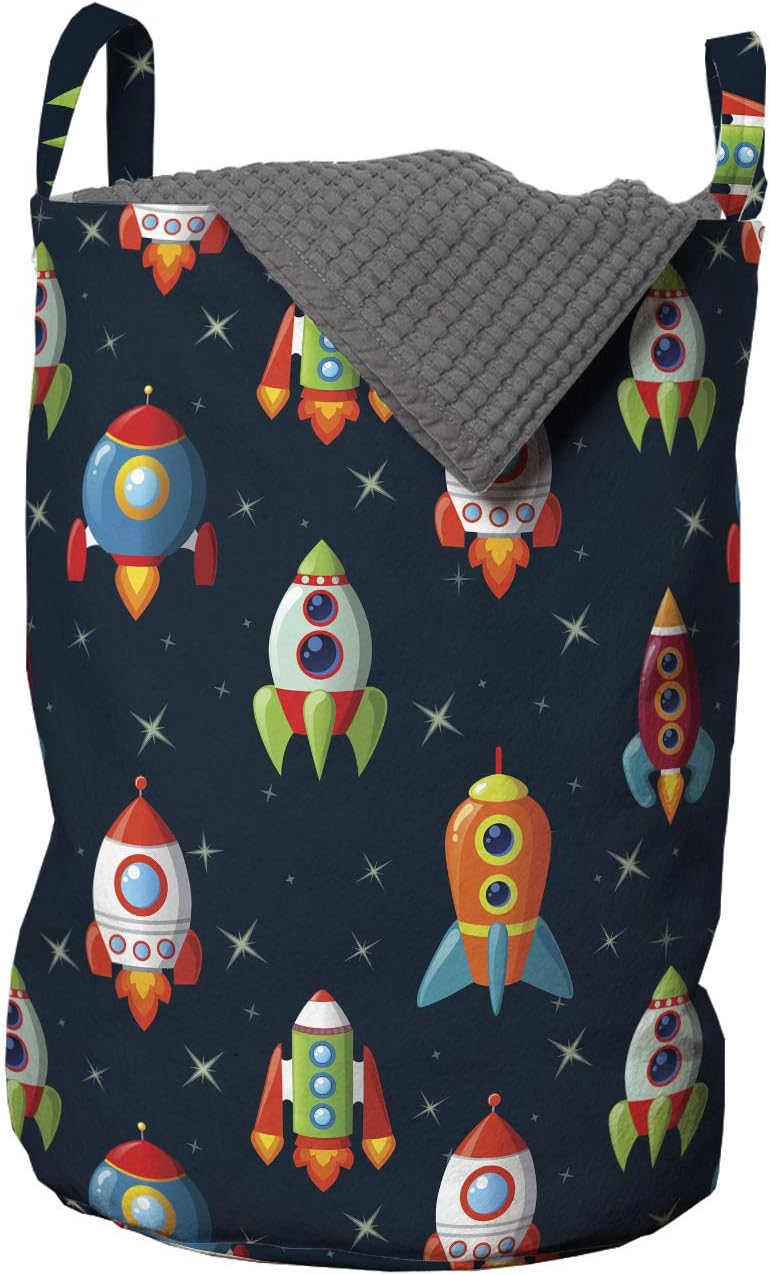 Spaceship Laundry Bag Packed with Stars