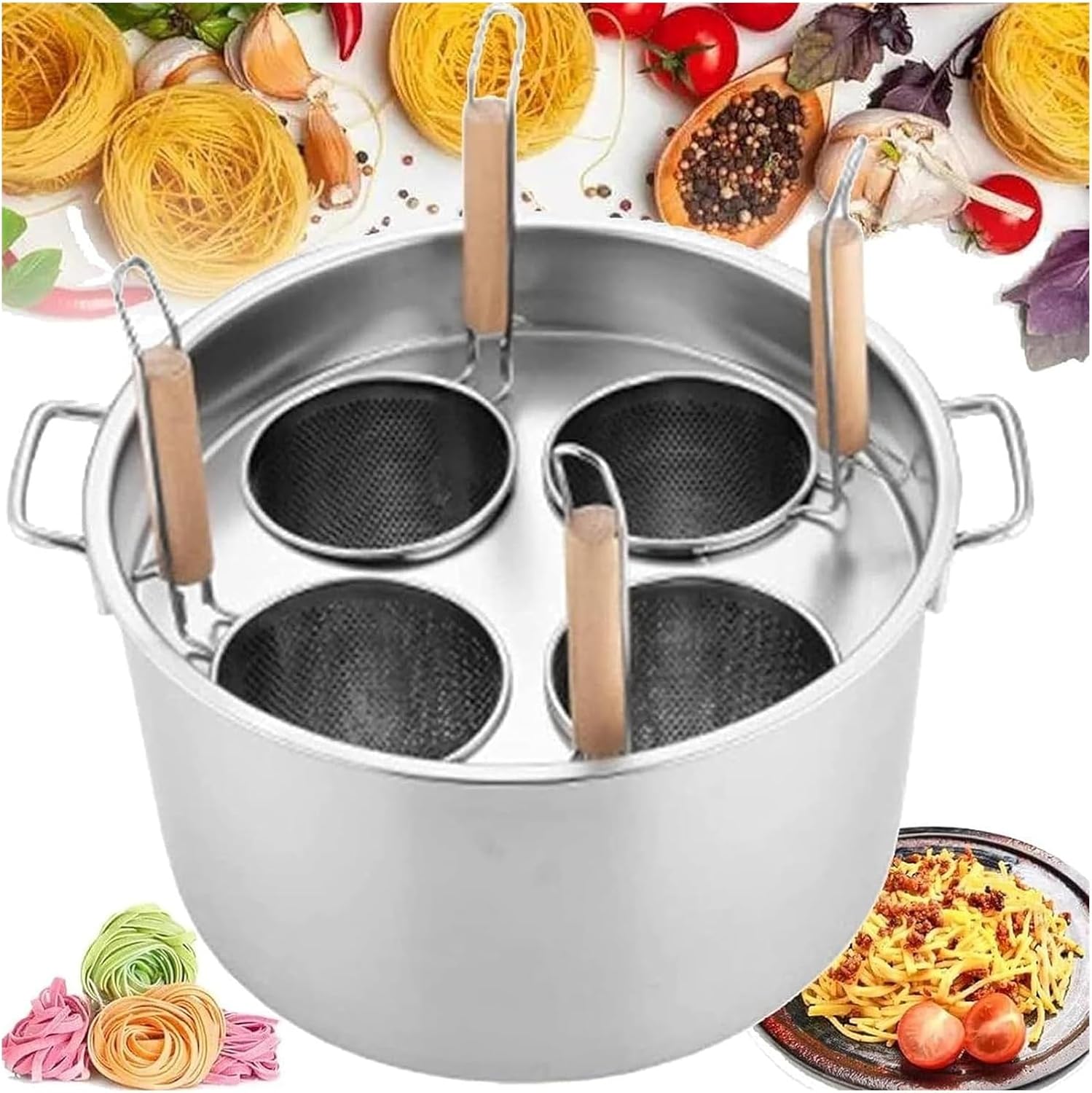 UNbit Pasta Pot Set Commercial Stock Pot With Elegant Design Multi-Pot Set