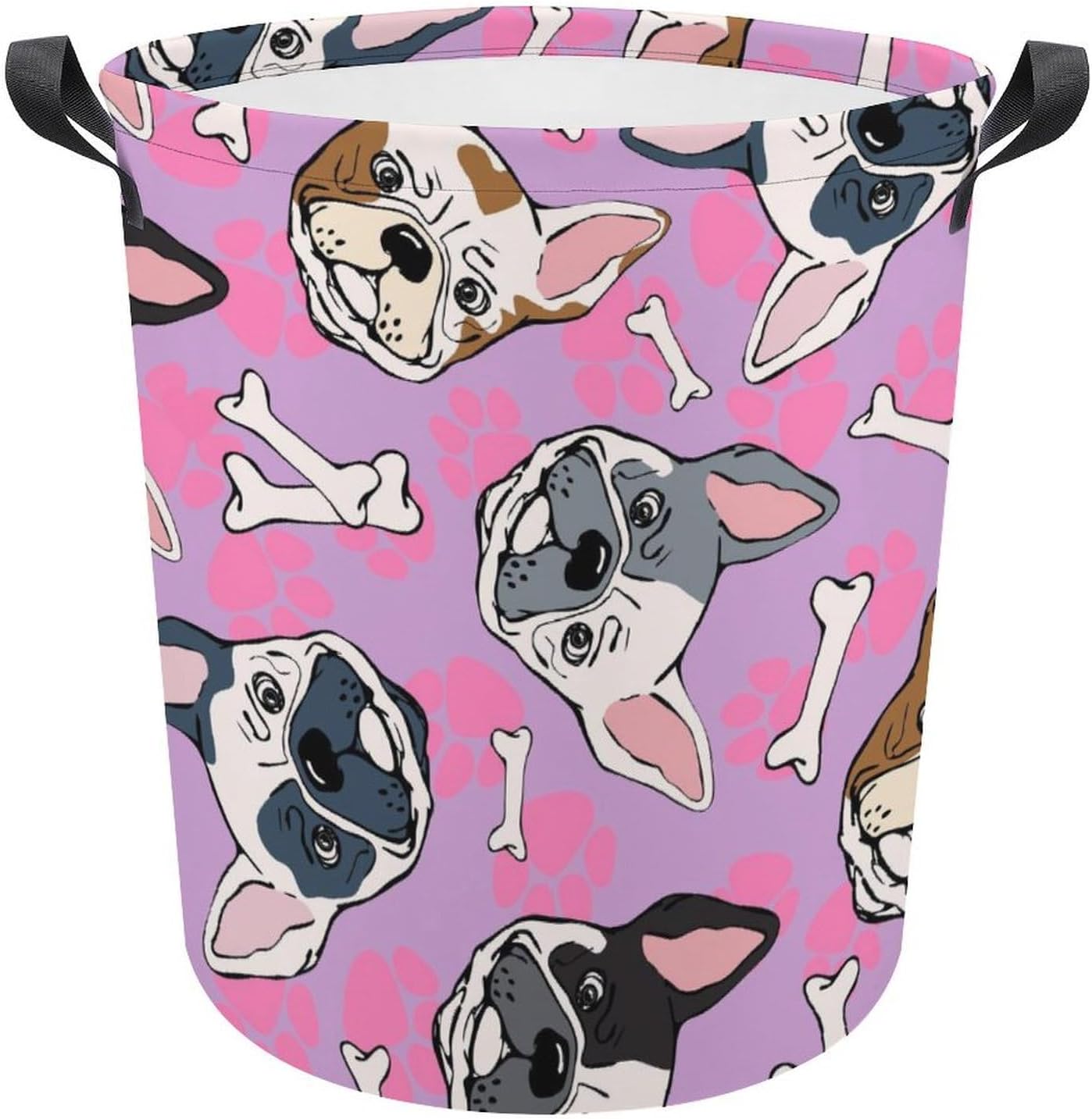 French Bulldog Waterproof Storage Basket with 173 x 138 Capacity