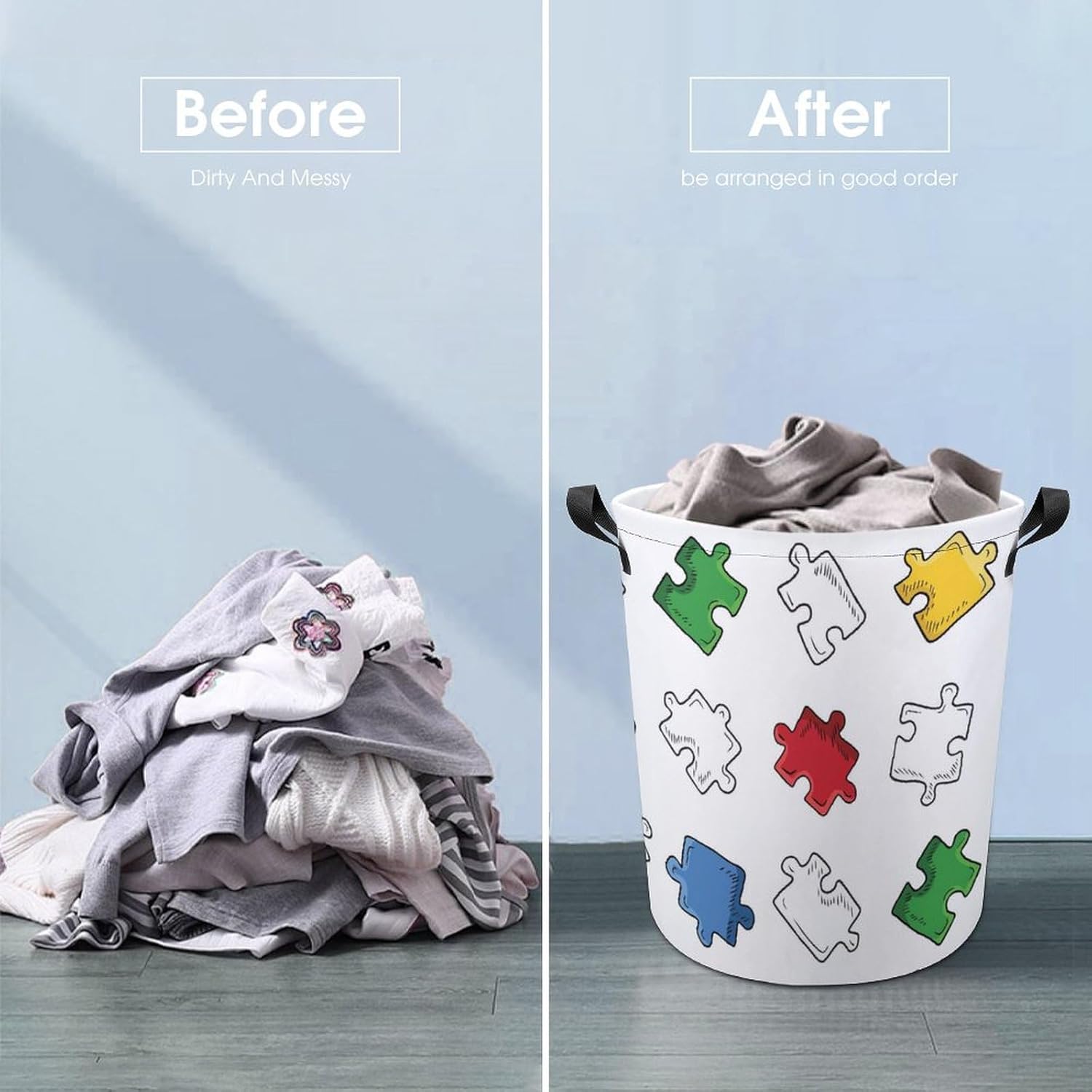 Bright Laundry Hamper Water_resistant