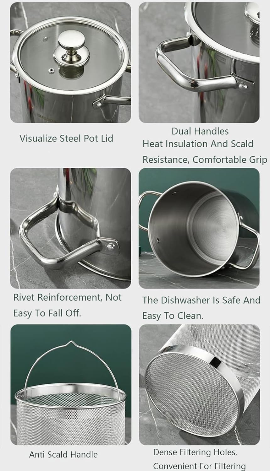 304 Stainless Steel Pasta Pot