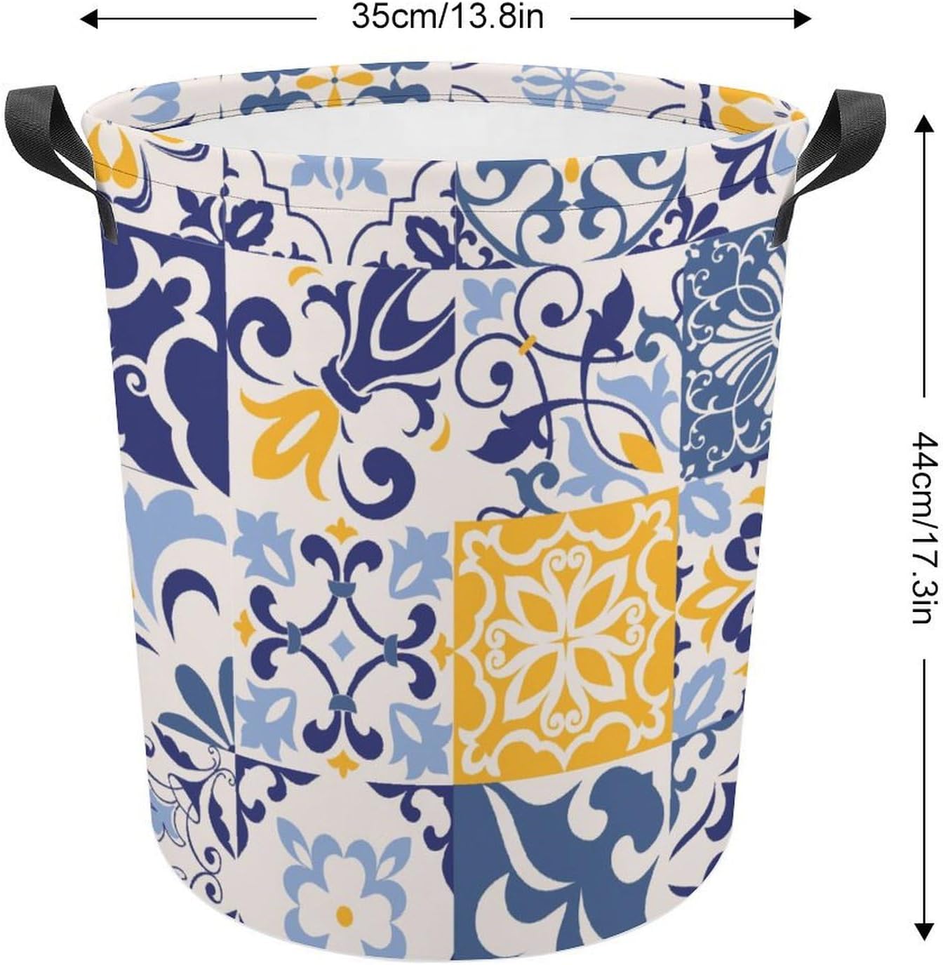 MEIKKO Talavera Ethnic Folk Laundry Basket