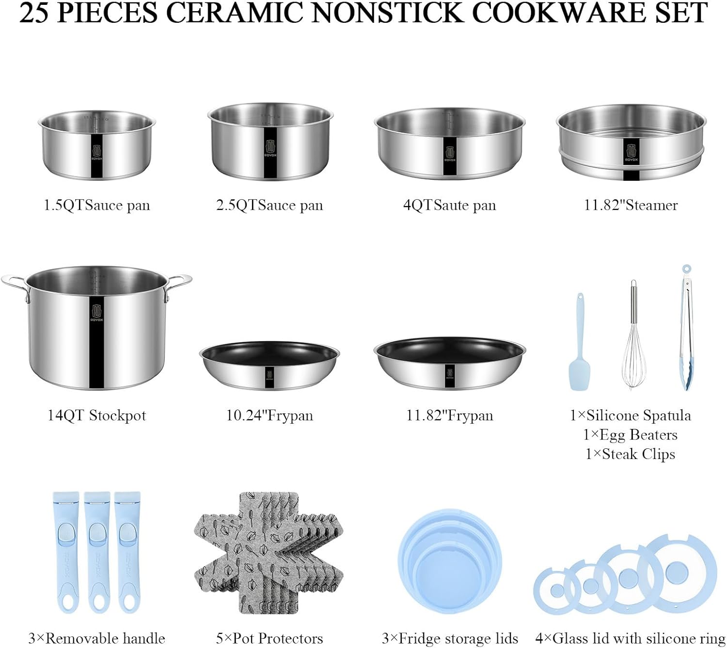 High-Quality Non-Stick Ceramic Cookware Set for Perfect Cooking