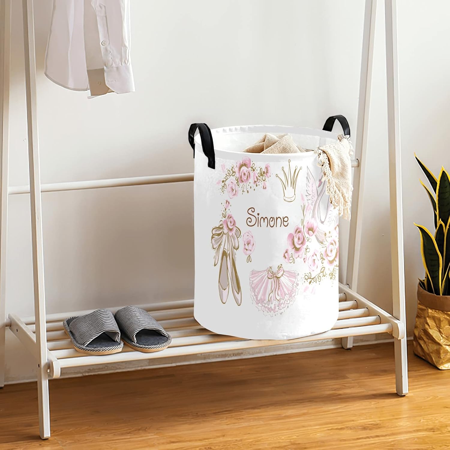Personalized Crown Princess Ballerina Storage Hamper