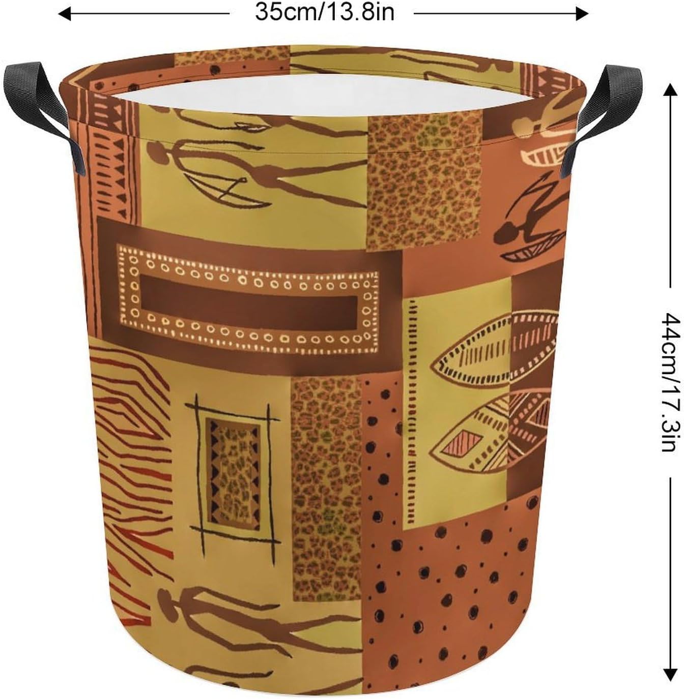 Geometric Pattern Collapsible Laundry Hamper