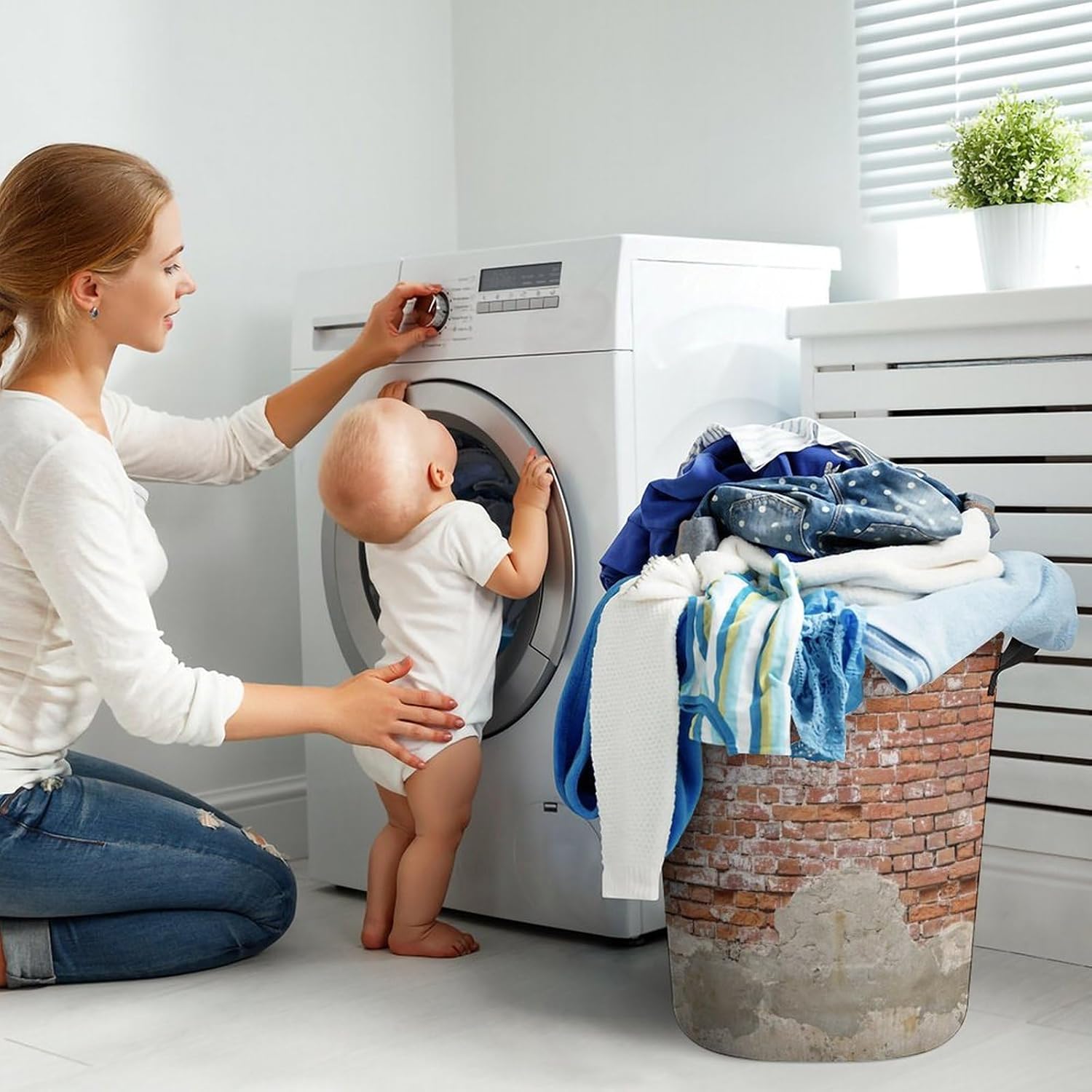 MEIKKO Waterproof Laundry HAMPER
