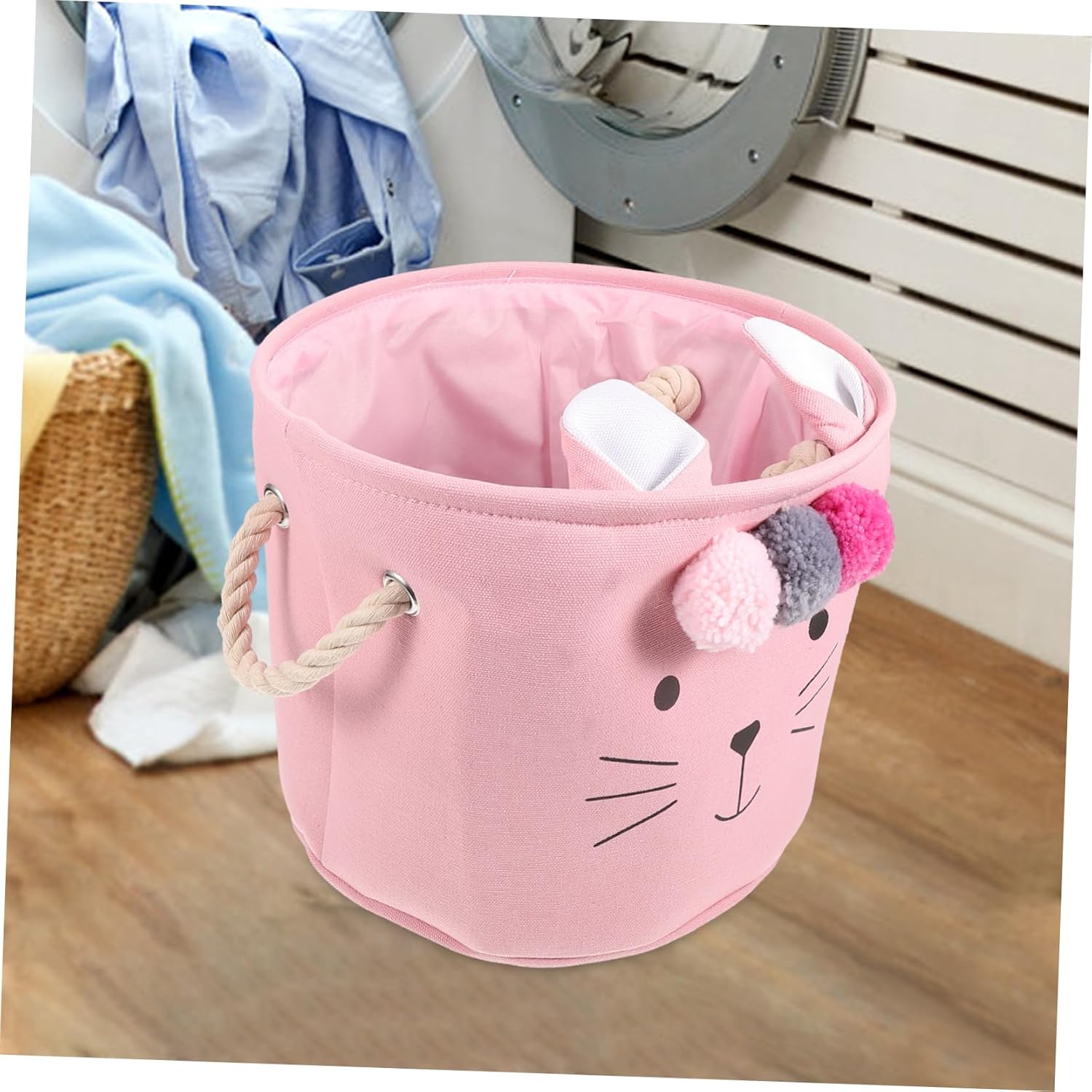 Sturdy Durable Folding Laundry Hamper for Kids
