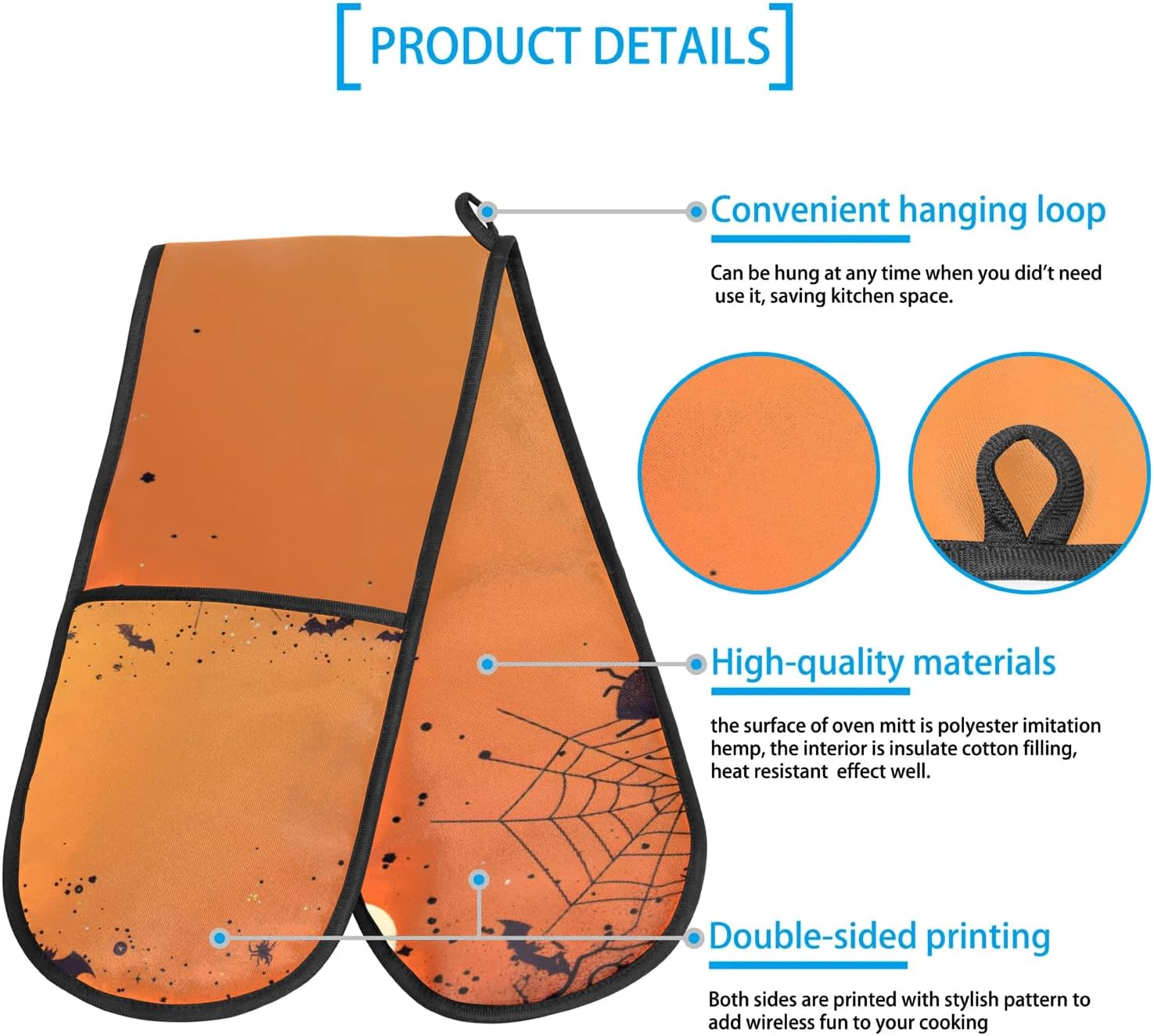 Goblin Grabbag Halloween Spooky Web Oven Mitts