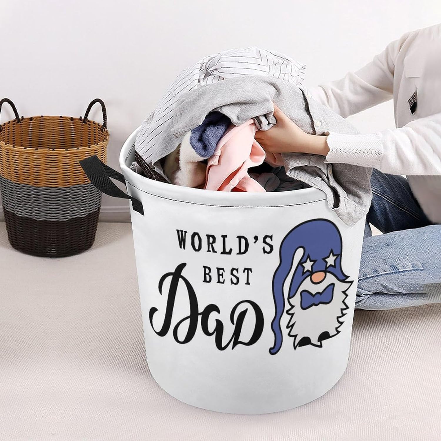 Worlds Best Dad Laundry Hamper The Perfect Gift for Dads