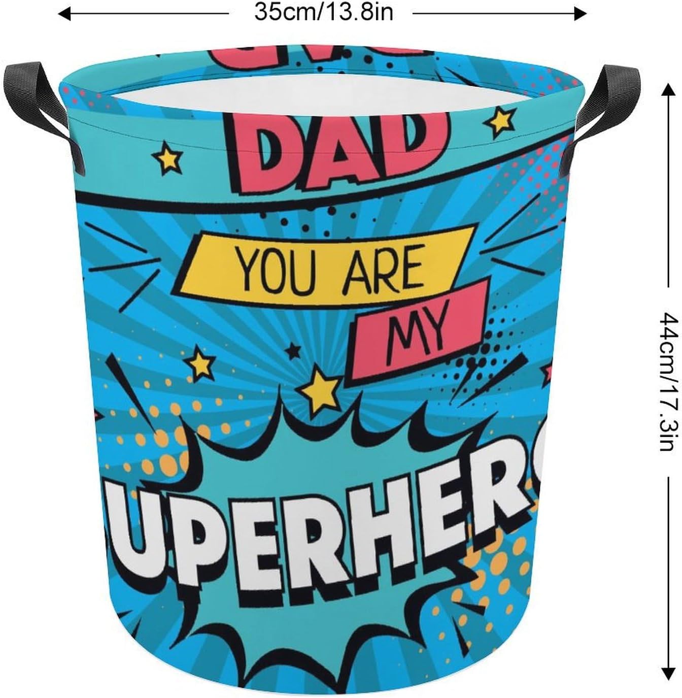 Happy Fathers Day mekkohappyfathersdaylaundryhamperwaterproofpopartquoteboughtfor