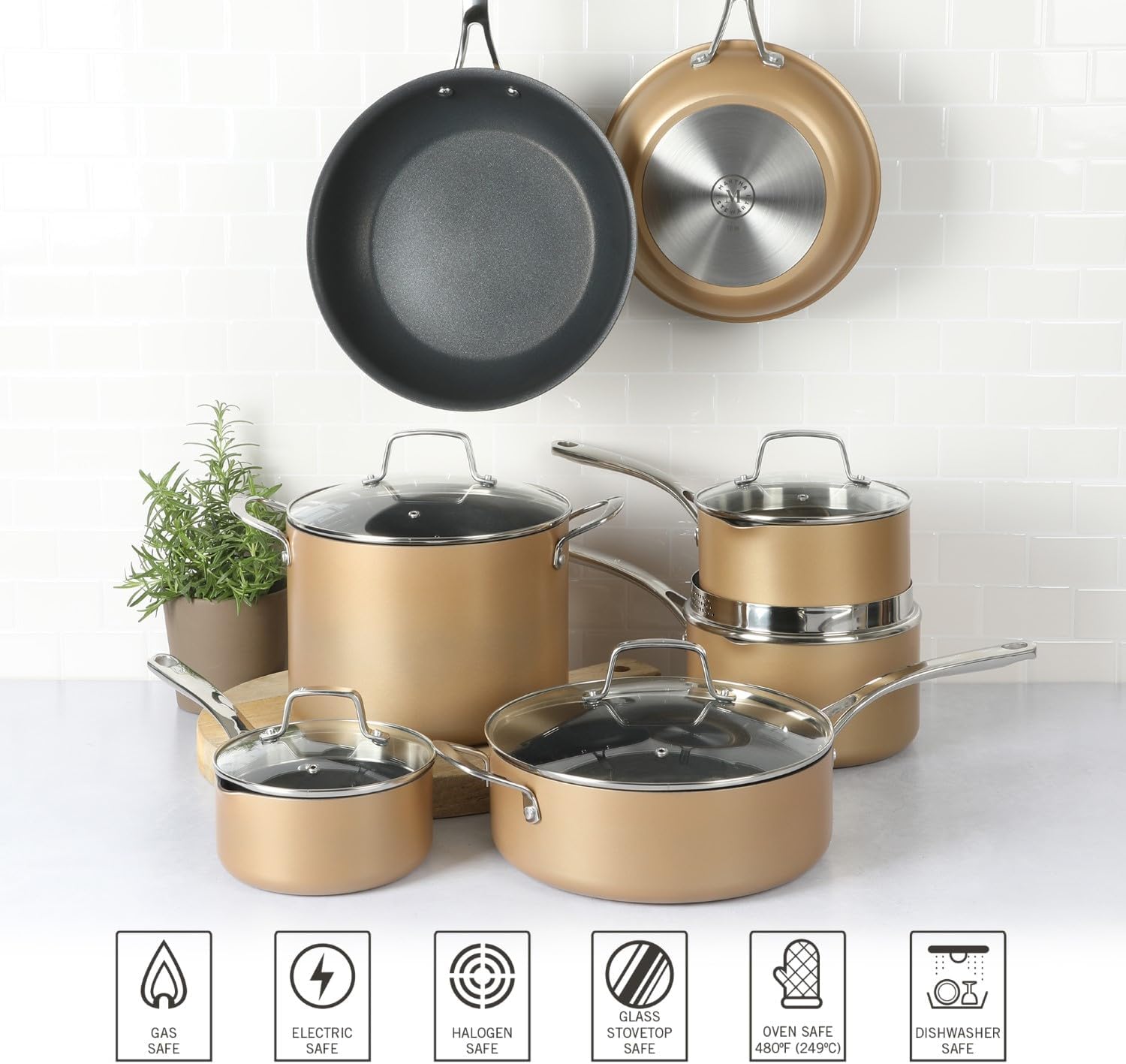 Martha Stewart Heavy Gauge Aluminum Cookware Set