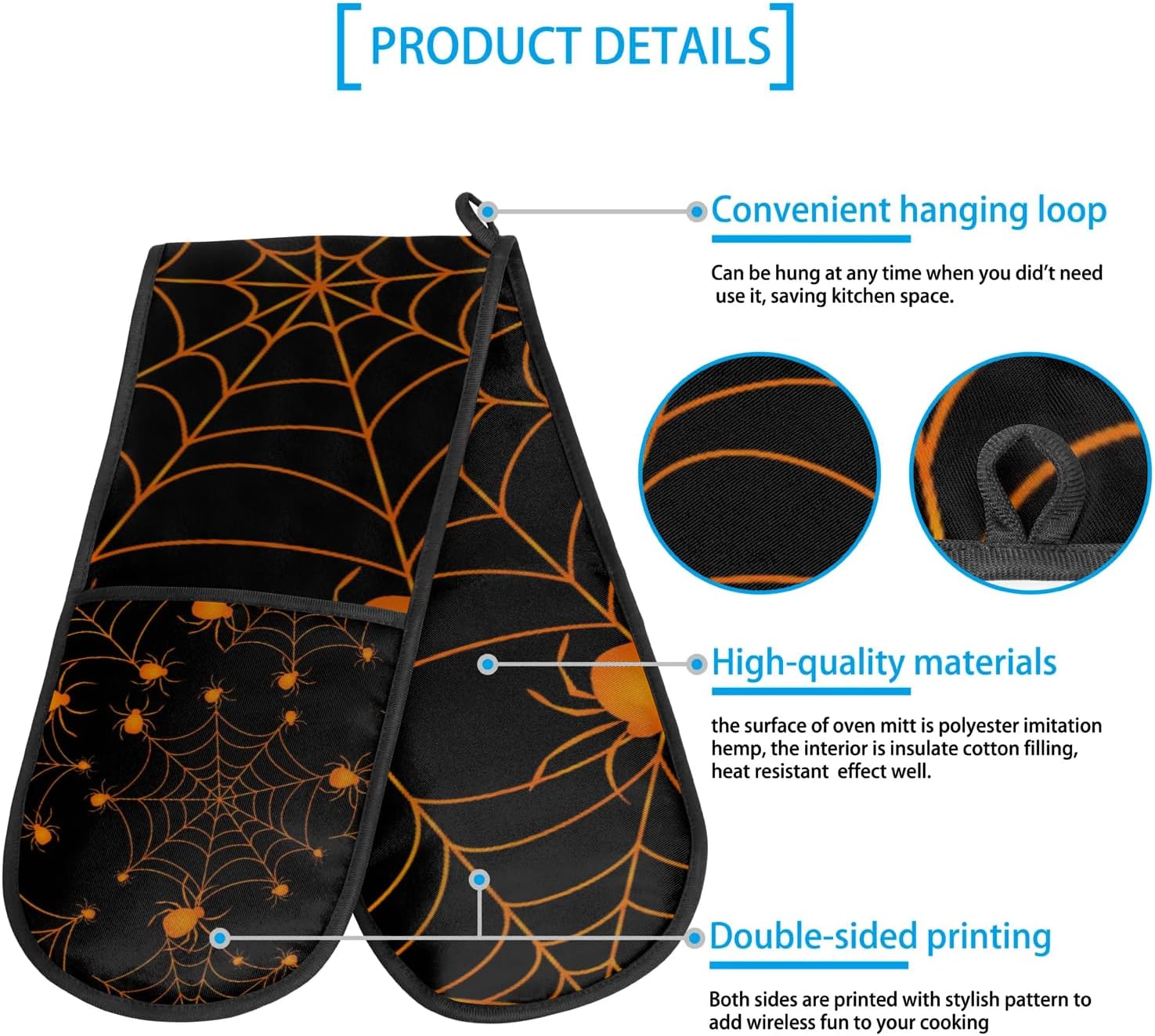 Trick or Treat Double Oven Mitts
