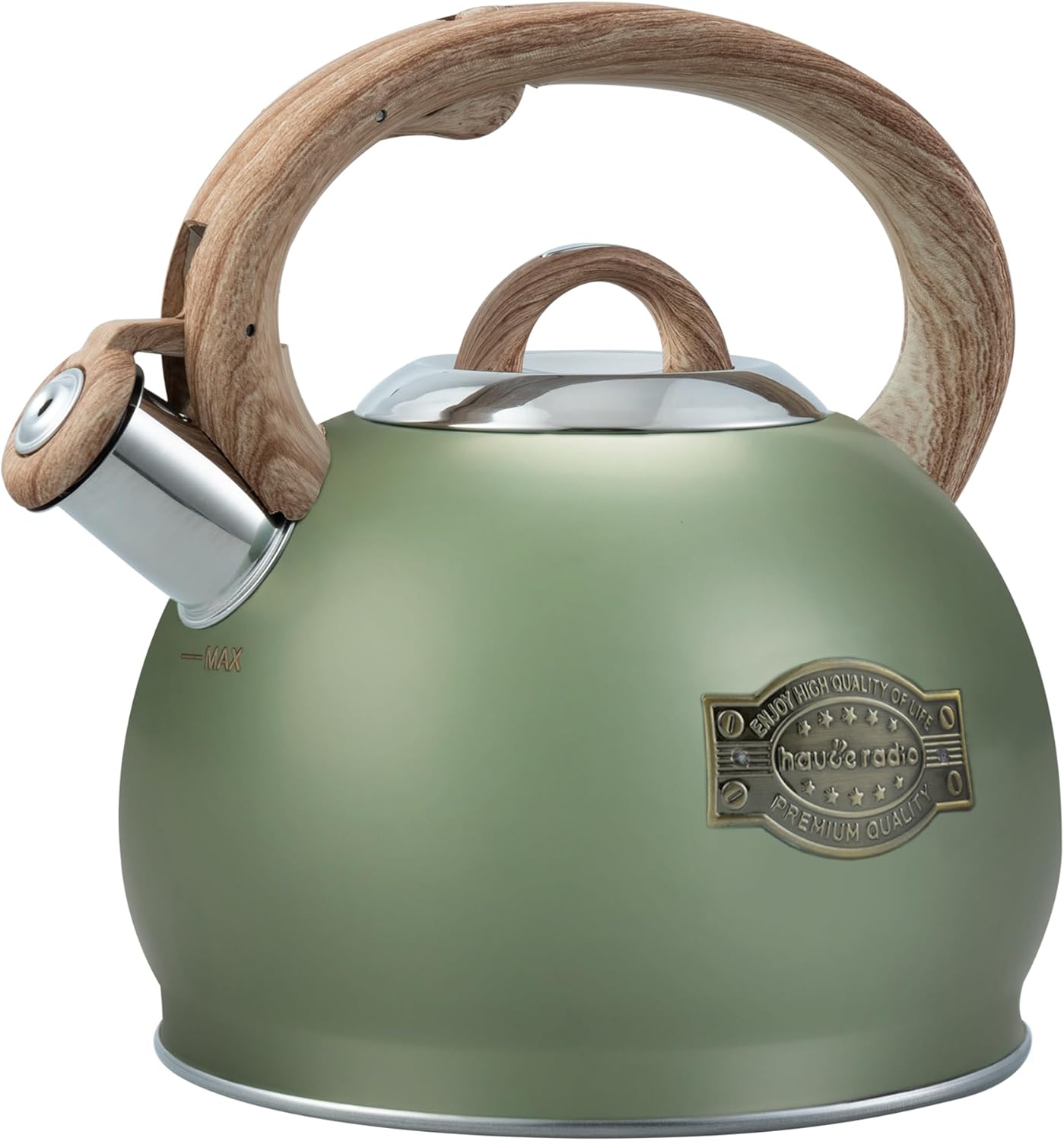 Hauce Radio 27 Quart Stovetop Whistling Tea Kettle