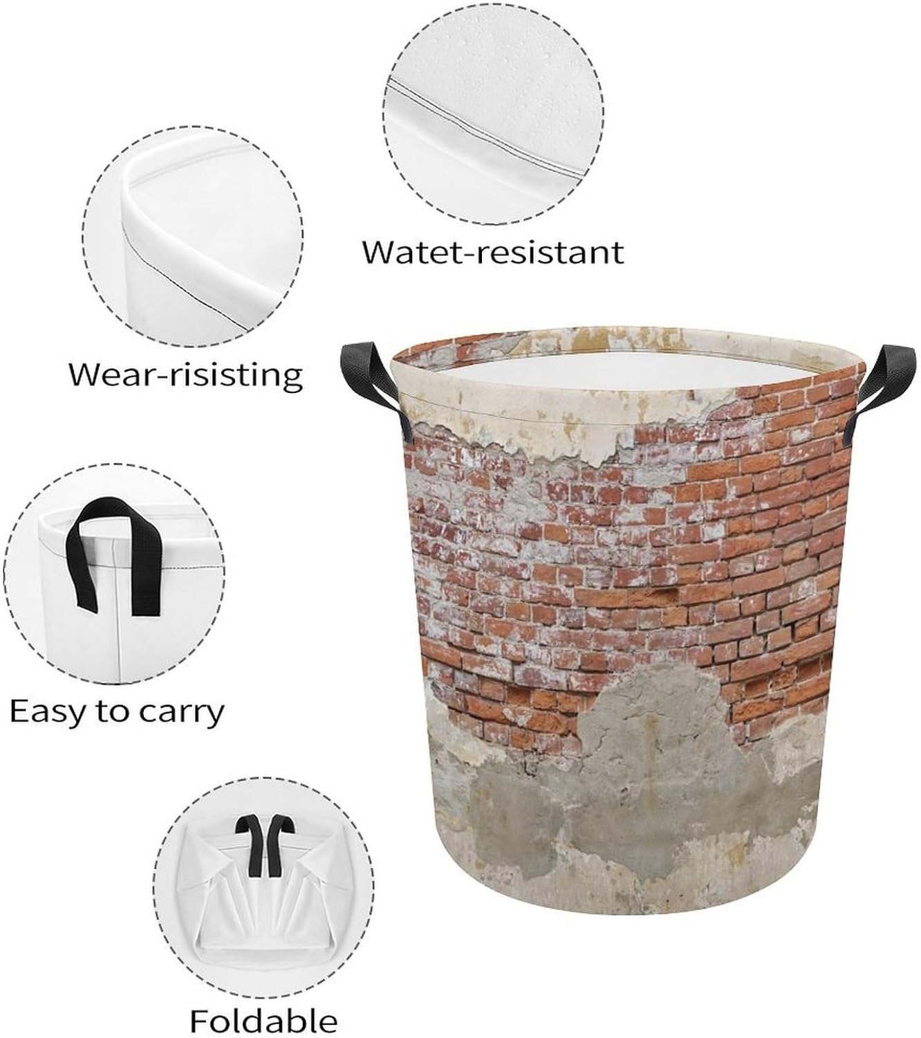MEIKKO Waterproof Laundry HAMPER
