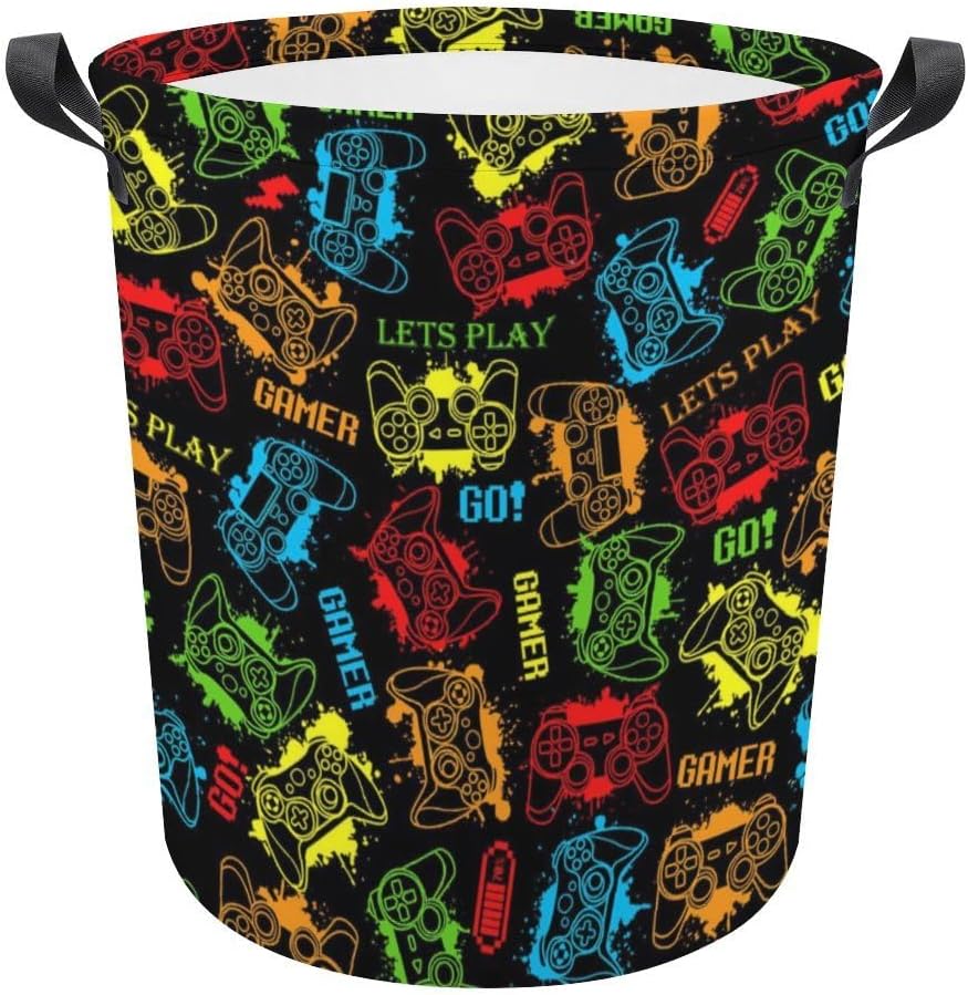 Game Theme Laundry Basket for Gamers