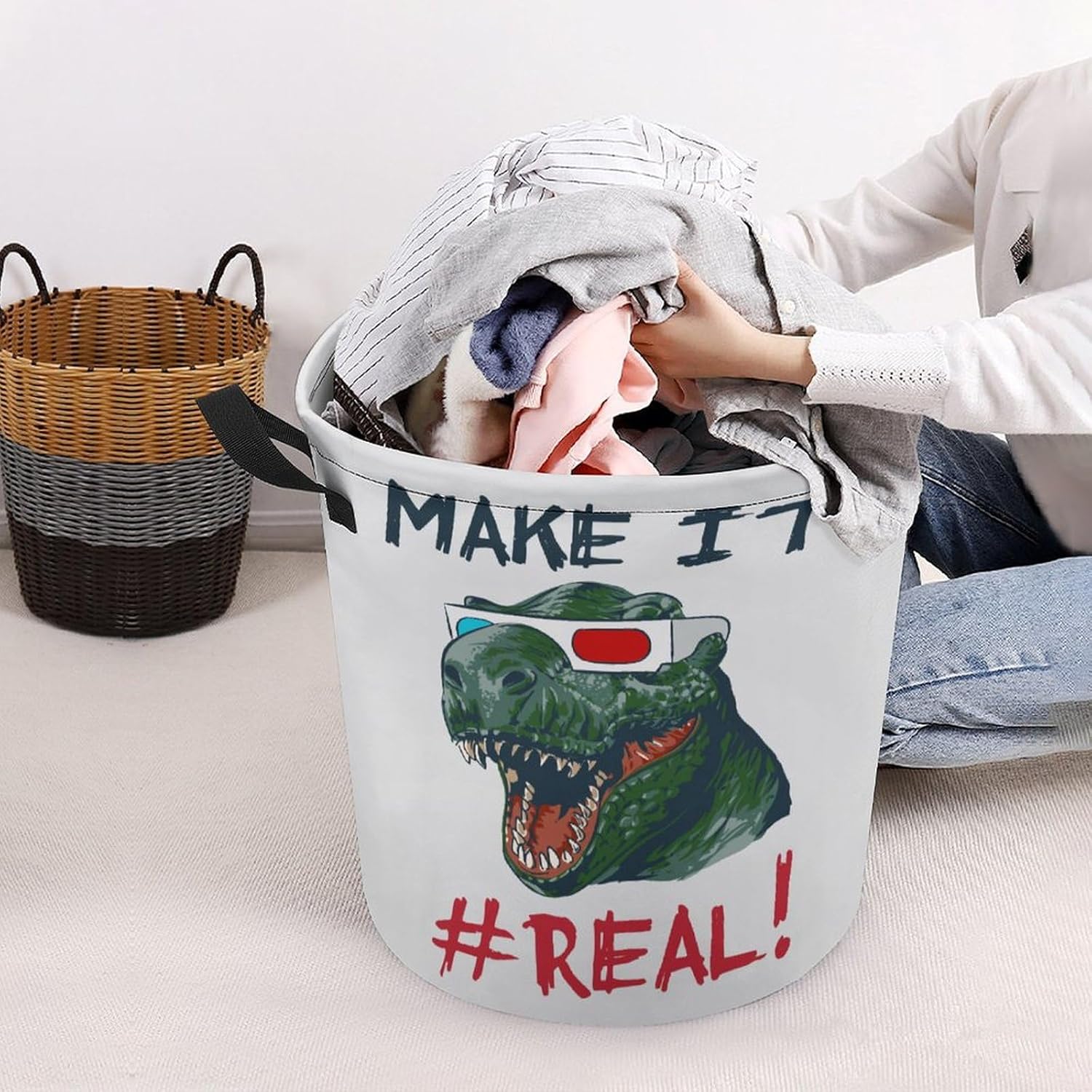 Meiko Dinosaur Head 3D Glasses giggling funny 3D glasses for kids