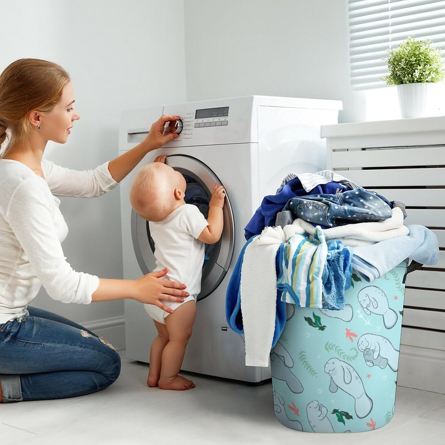 Cute Durable Laundry Hamper