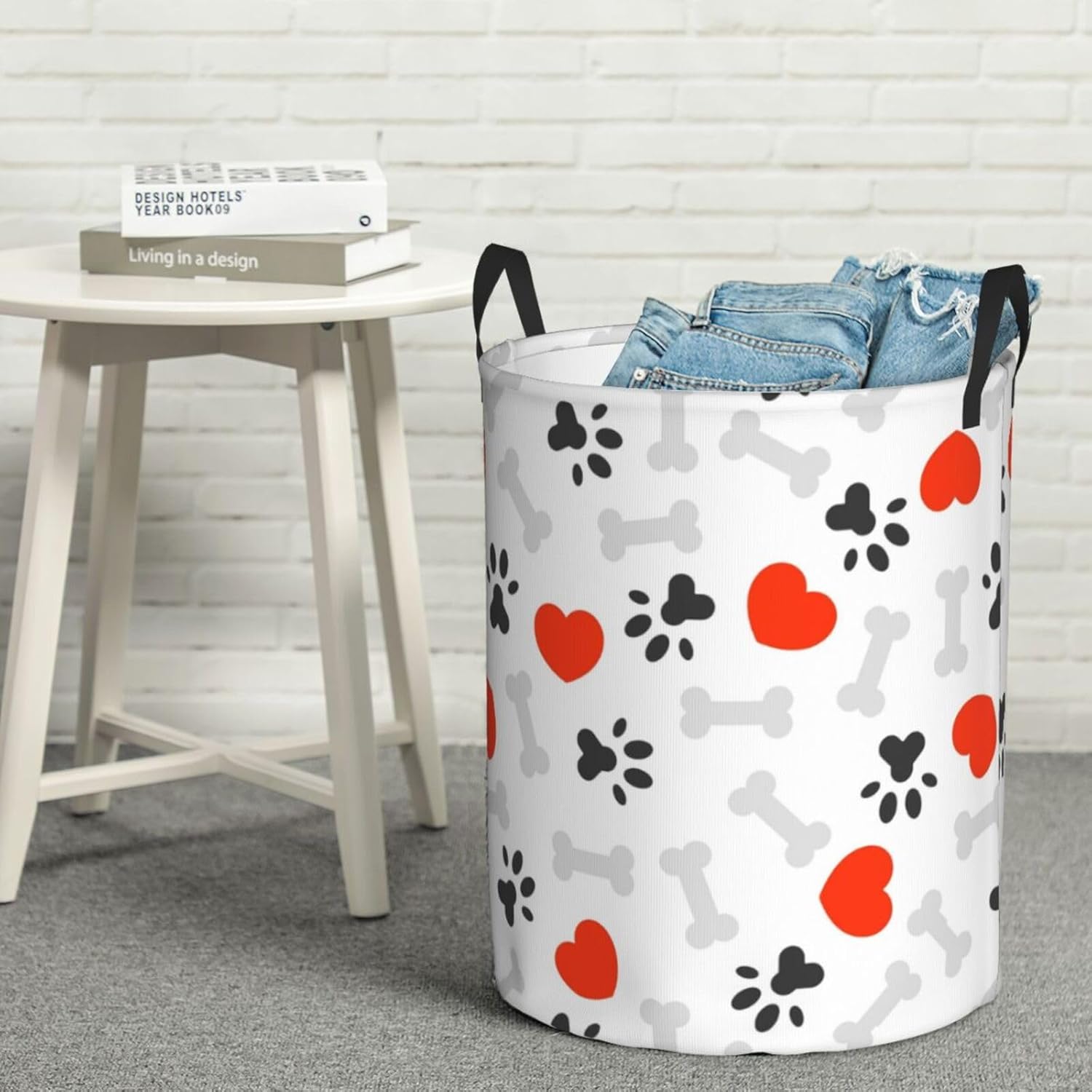 Large Collapsible Laundry Basket for Bedroom and Dorm Storage
