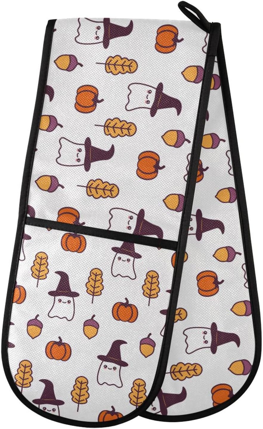 SUSIYO Halloween Oven Mitts - Heat-Resistant Durable Potholder
