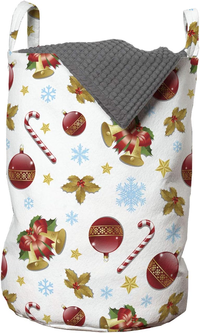 Christmas Laundry Hamper with Twinkling Lights Perfect for Holidays