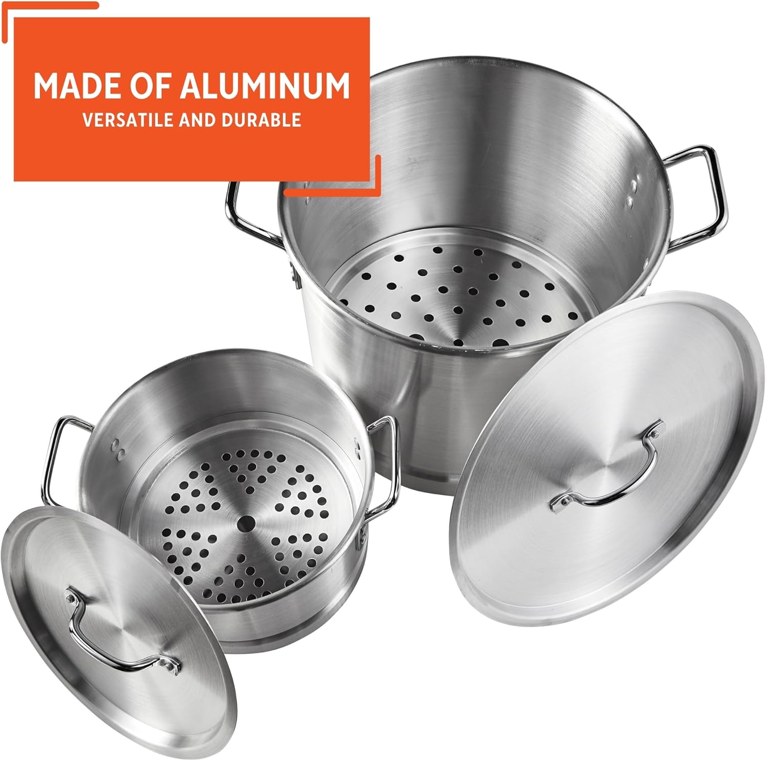 Stellar 10-32 Qt Steamer Set