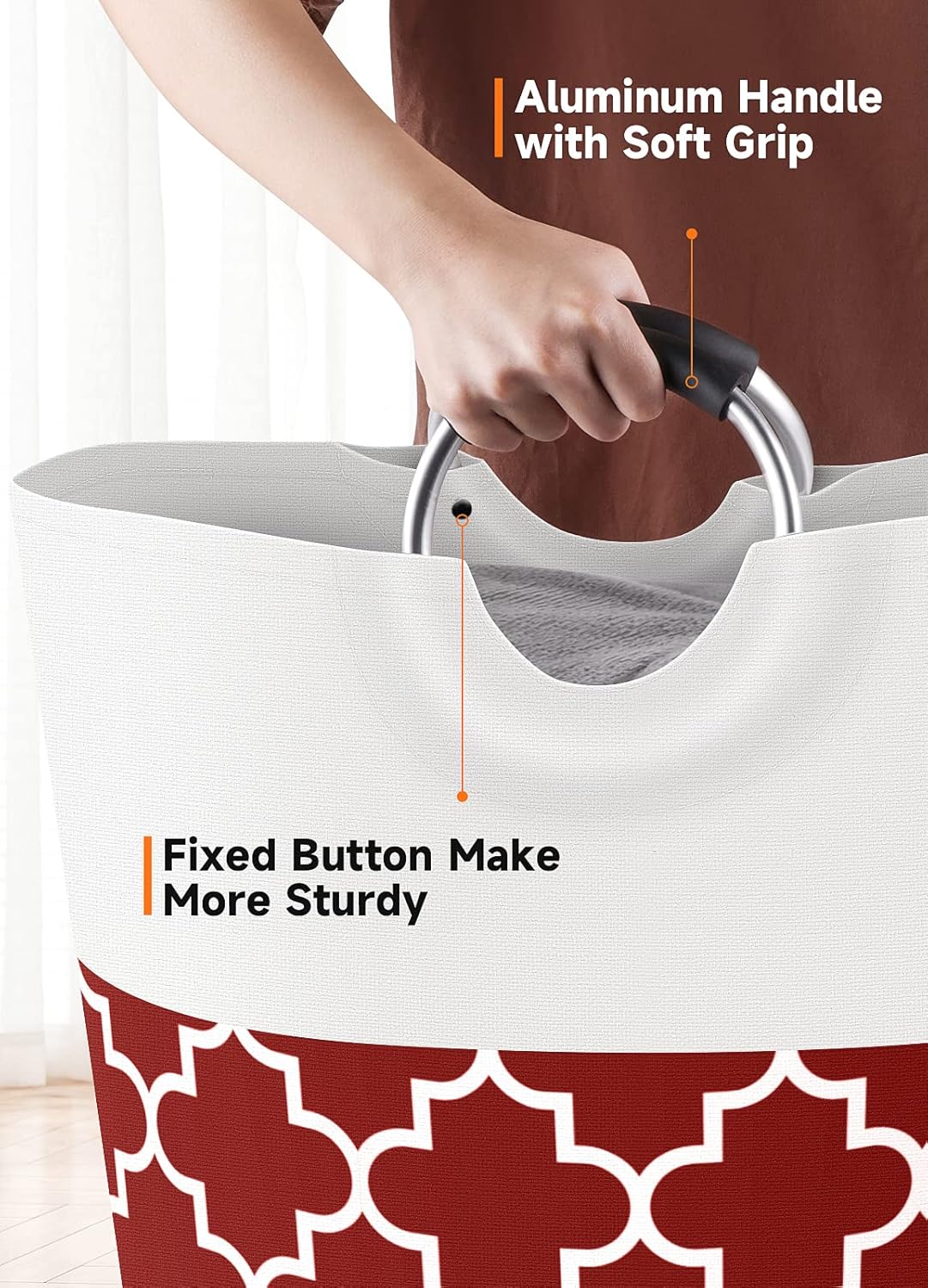 Versatile Large Laundry Basket for Home Camping