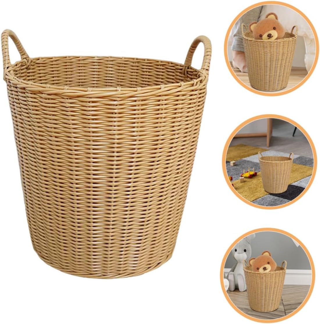 MUSISALY 1pc Diaper Basket Laundry Hamper for Dirty Clothes