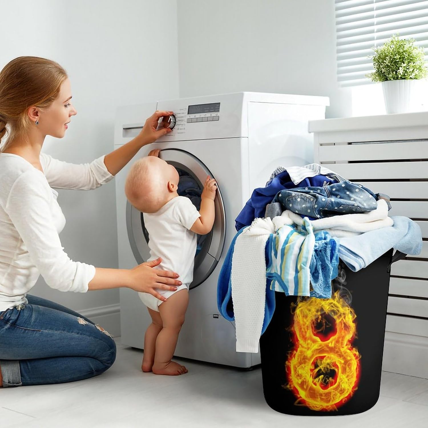 DRY-Ready Collapse Laundry Hamper