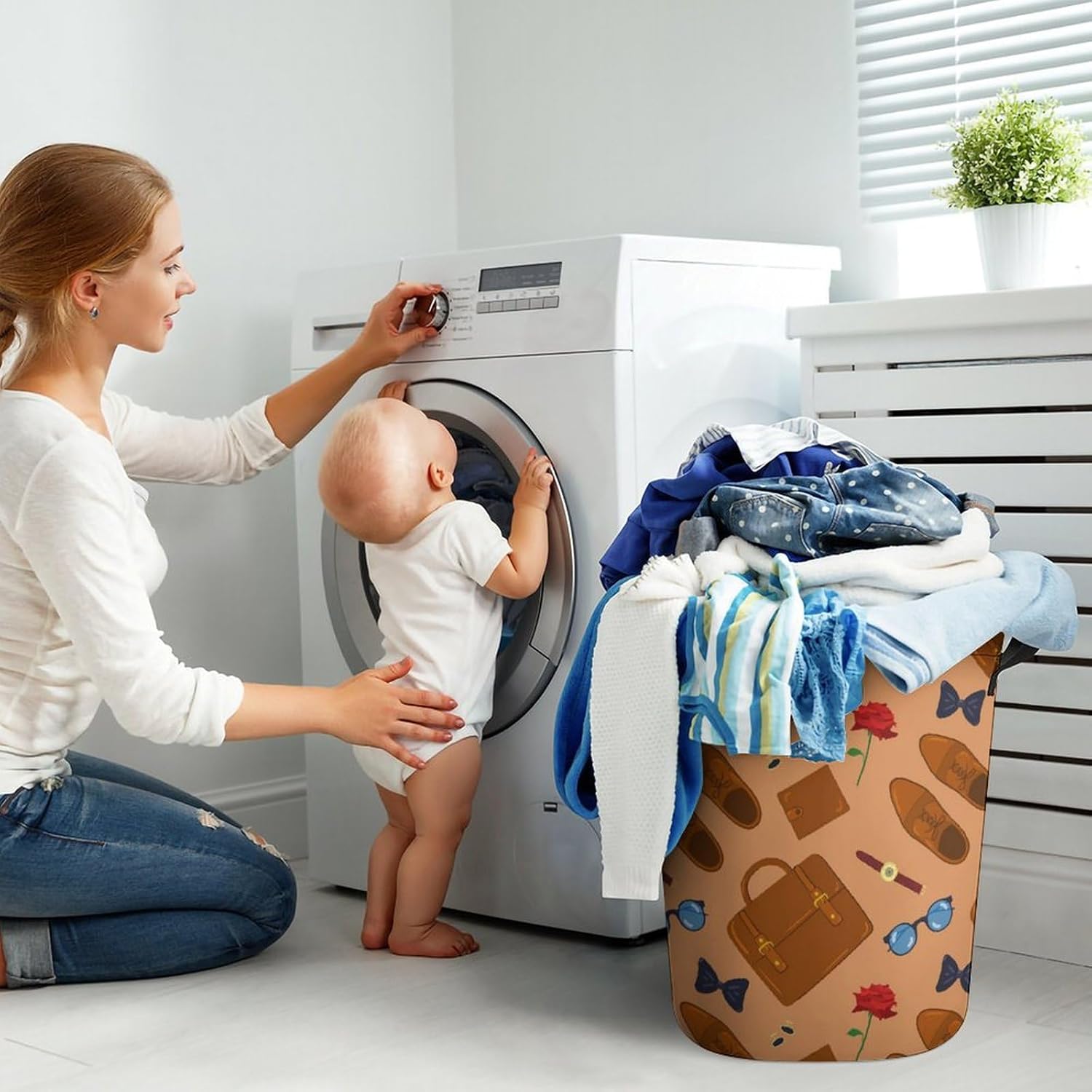 Fashionable Fathers Day Laundry Hamper for Durable Storage