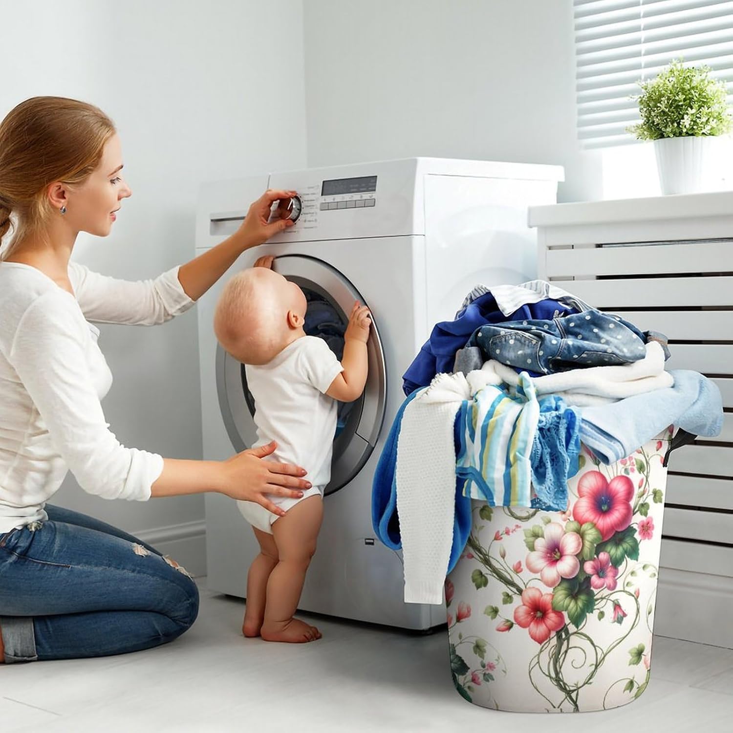 MEIKKO Heart Love laundry hamper