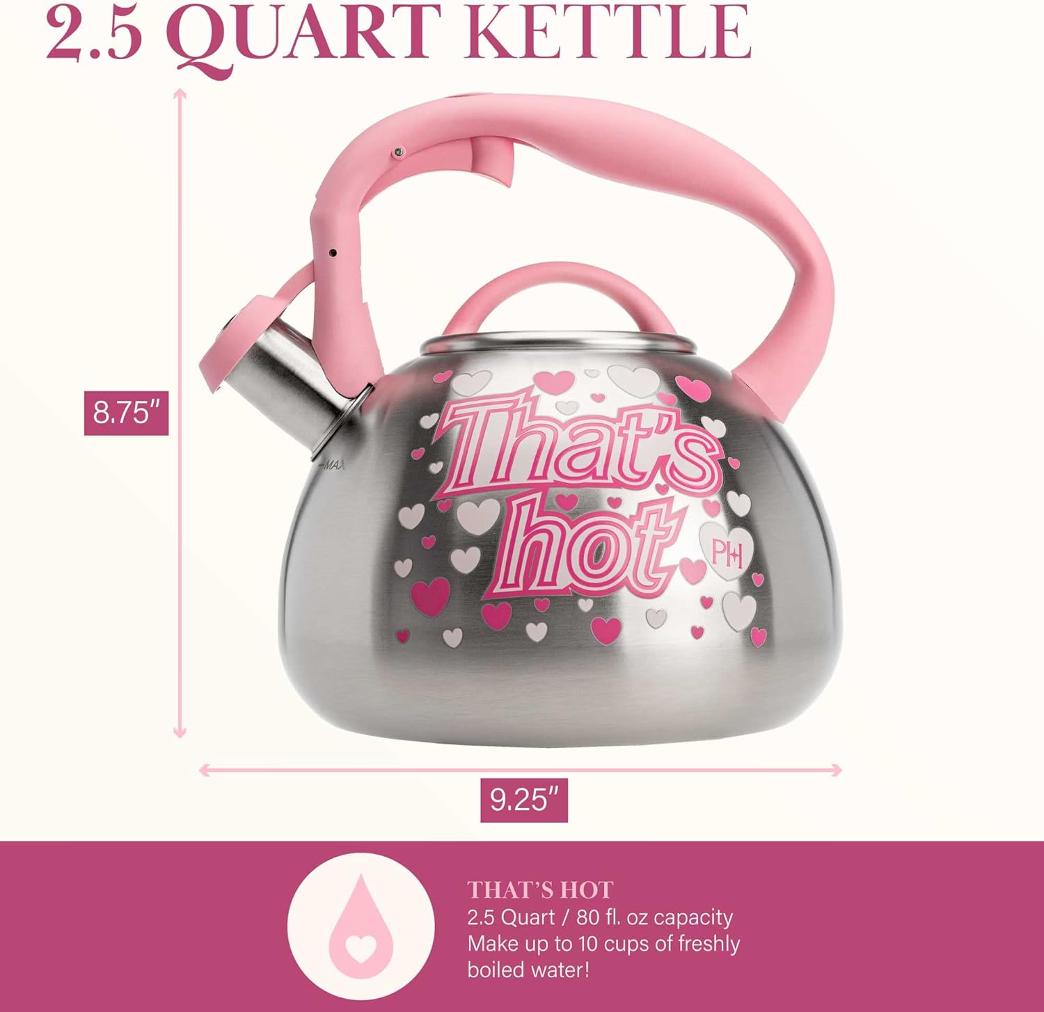 The Whistling Paris Hilton Tea Kettle