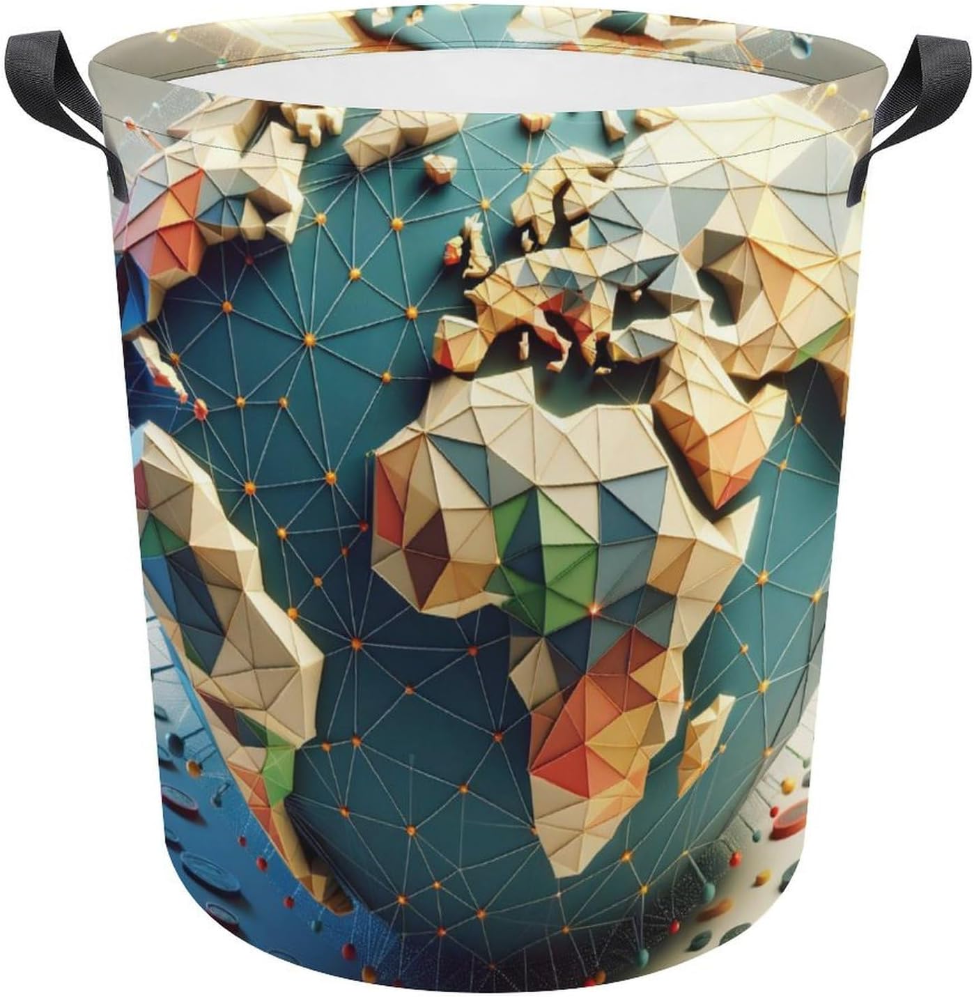 3D Earth Map Ball The Ultimate Collapsible Laundry Hamper