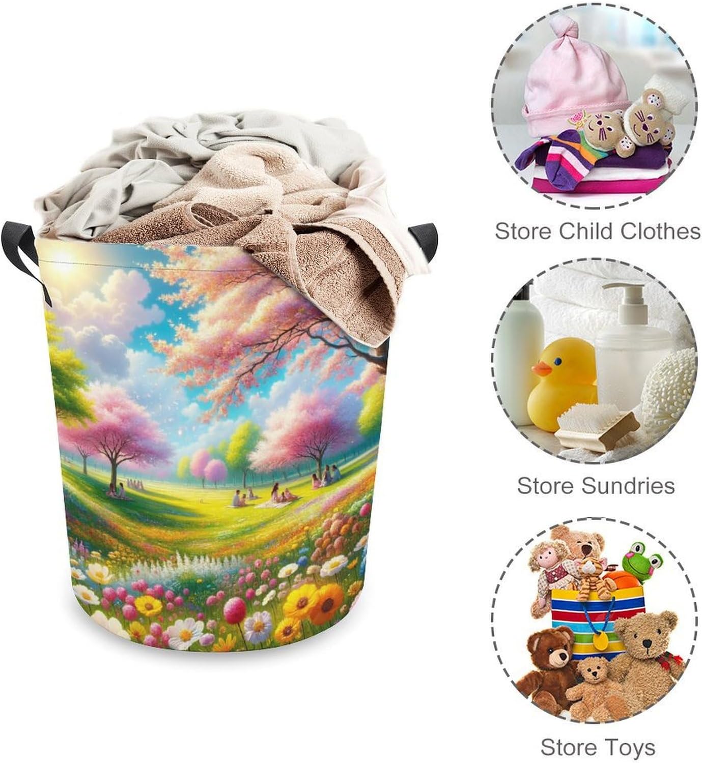 Collapsible Waterproof Organizer for Laundry