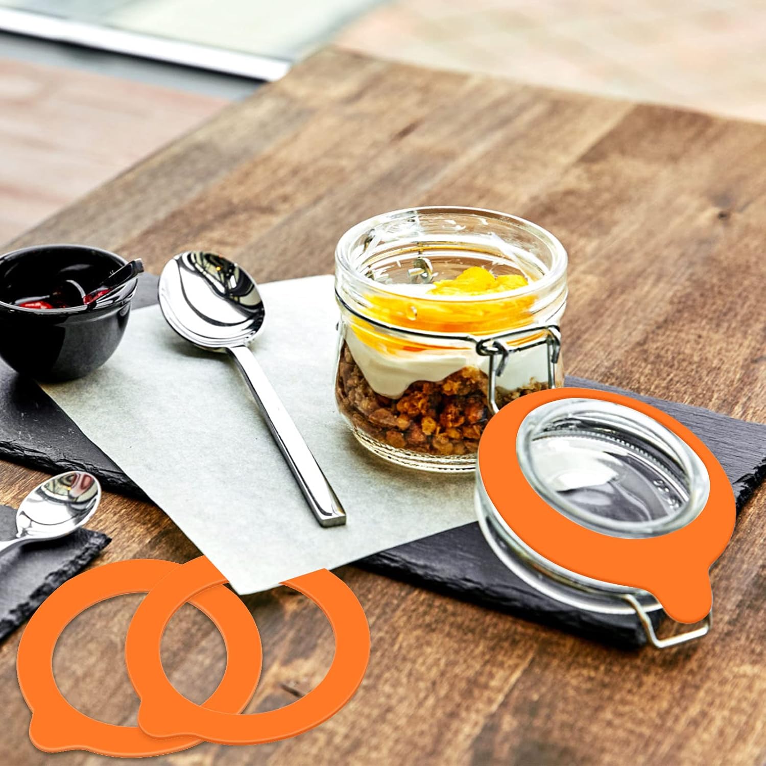 10-Piece Silicone Gasket Set for Canning Jars