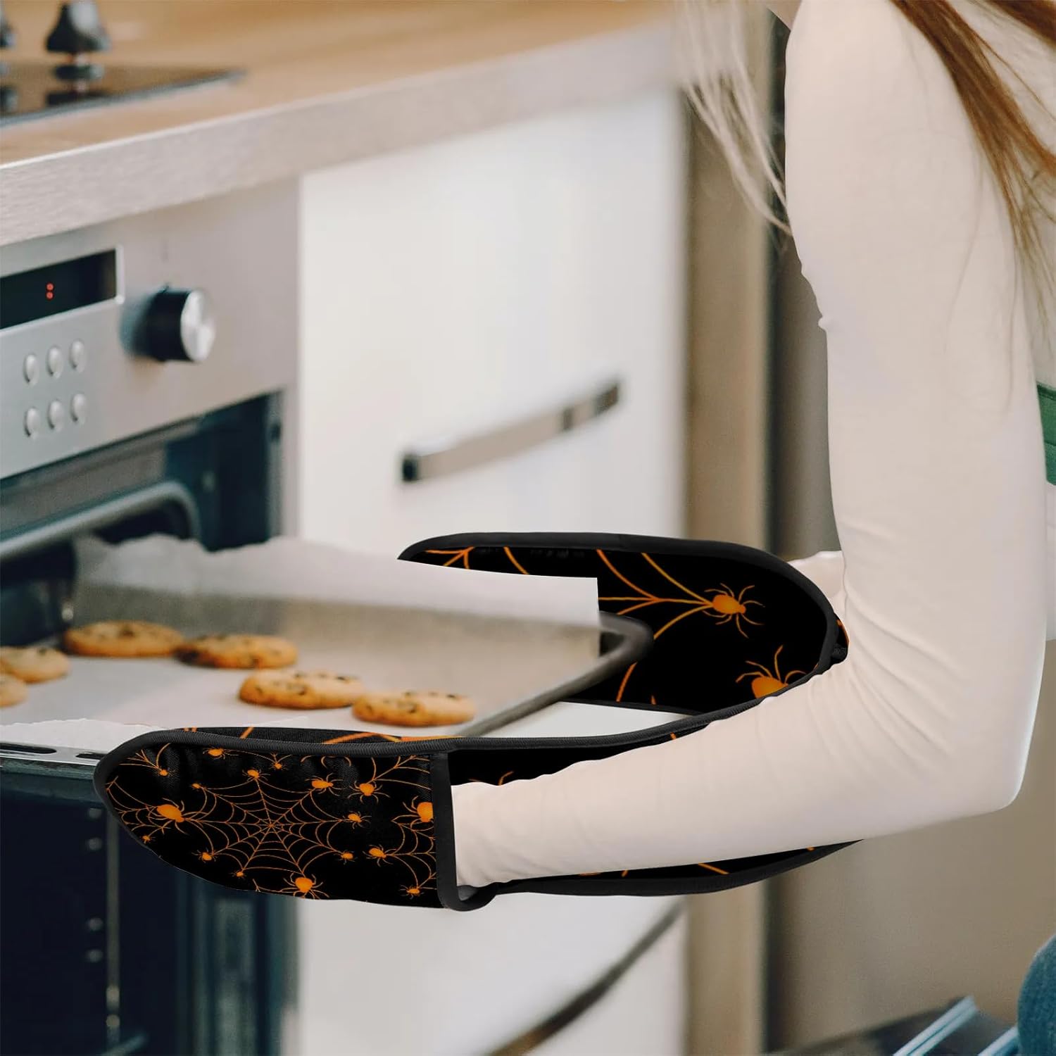 Trick or Treat Double Oven Mitts