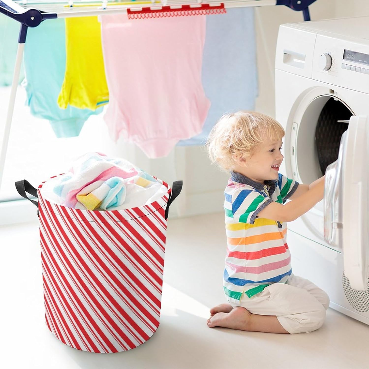 PUYWTIY Foldable Laundry Basket