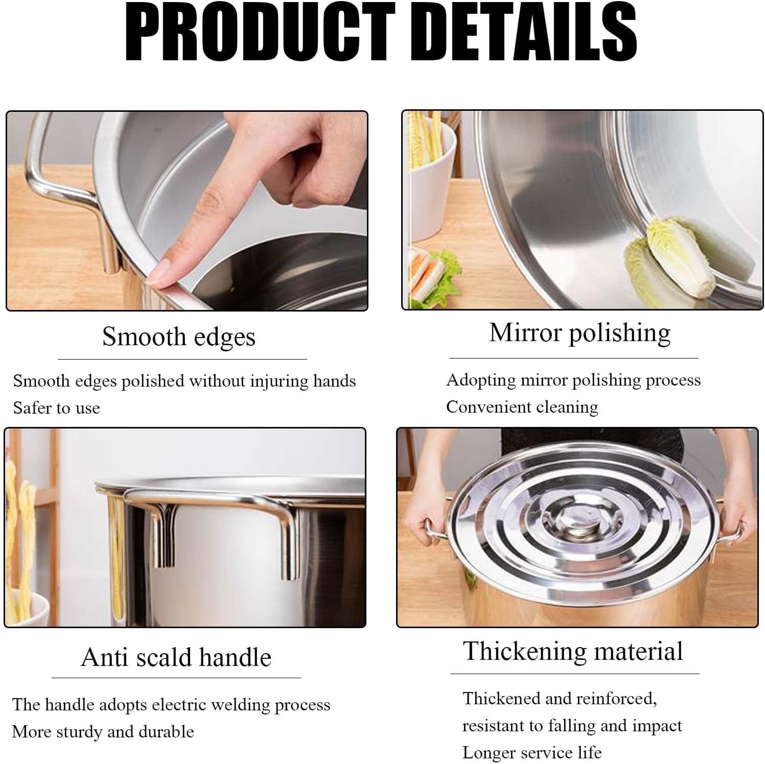 UNbit Pasta Pot 5-in-1 Stainless Steel Noodle Cooking Pot