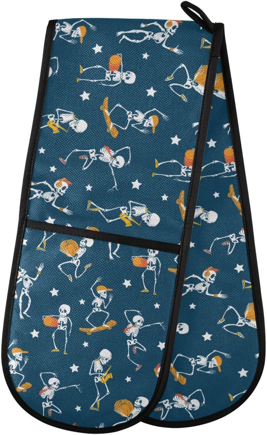 SUSIYO Double Oven Mitt Heat-Resistant Potholder for Kitchen Use
