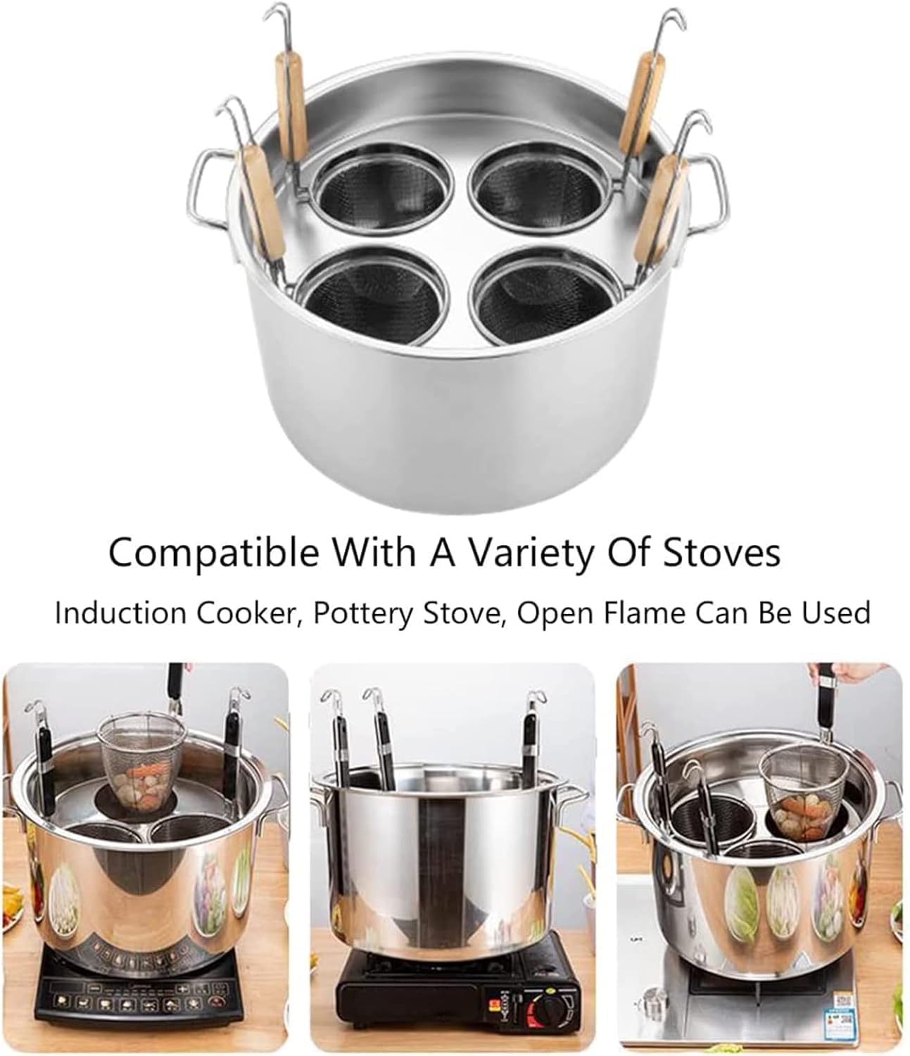 Stainless Steel Multi-Pasta Cooker