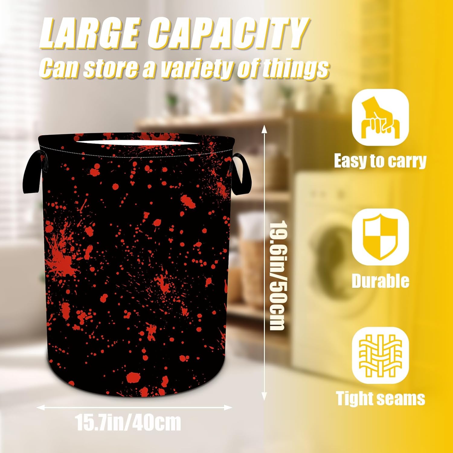 BloodSplattered Laundry Basket