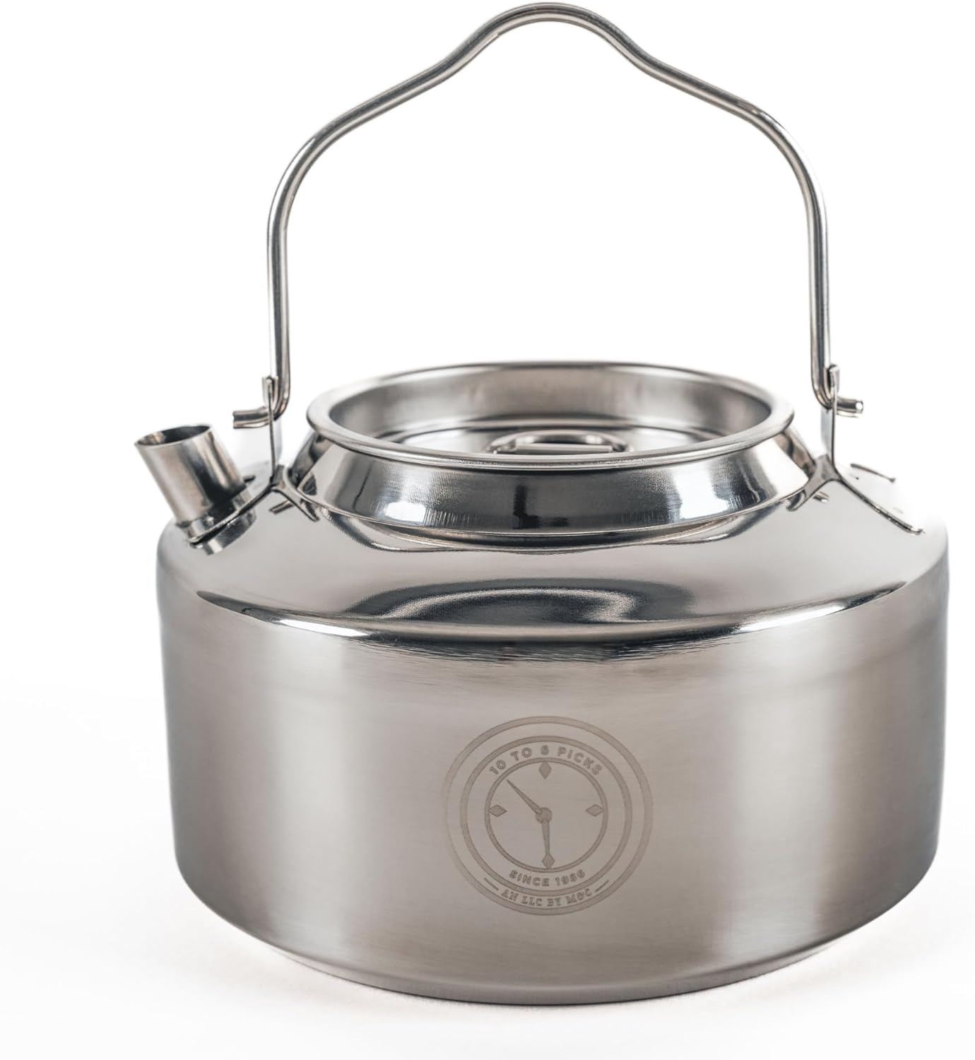 10TO6 Picks Camping Kettle for Efficient Boiling 12L Capacity Stainless Steel