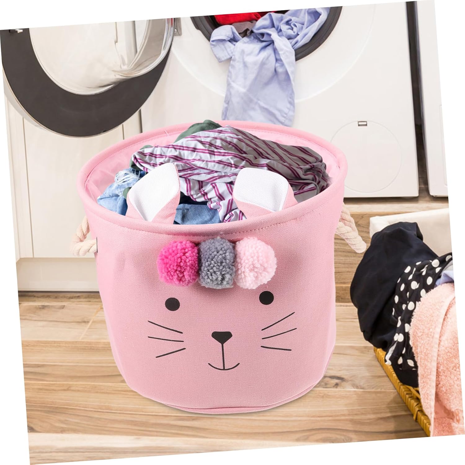 Sturdy Durable Folding Laundry Hamper for Kids