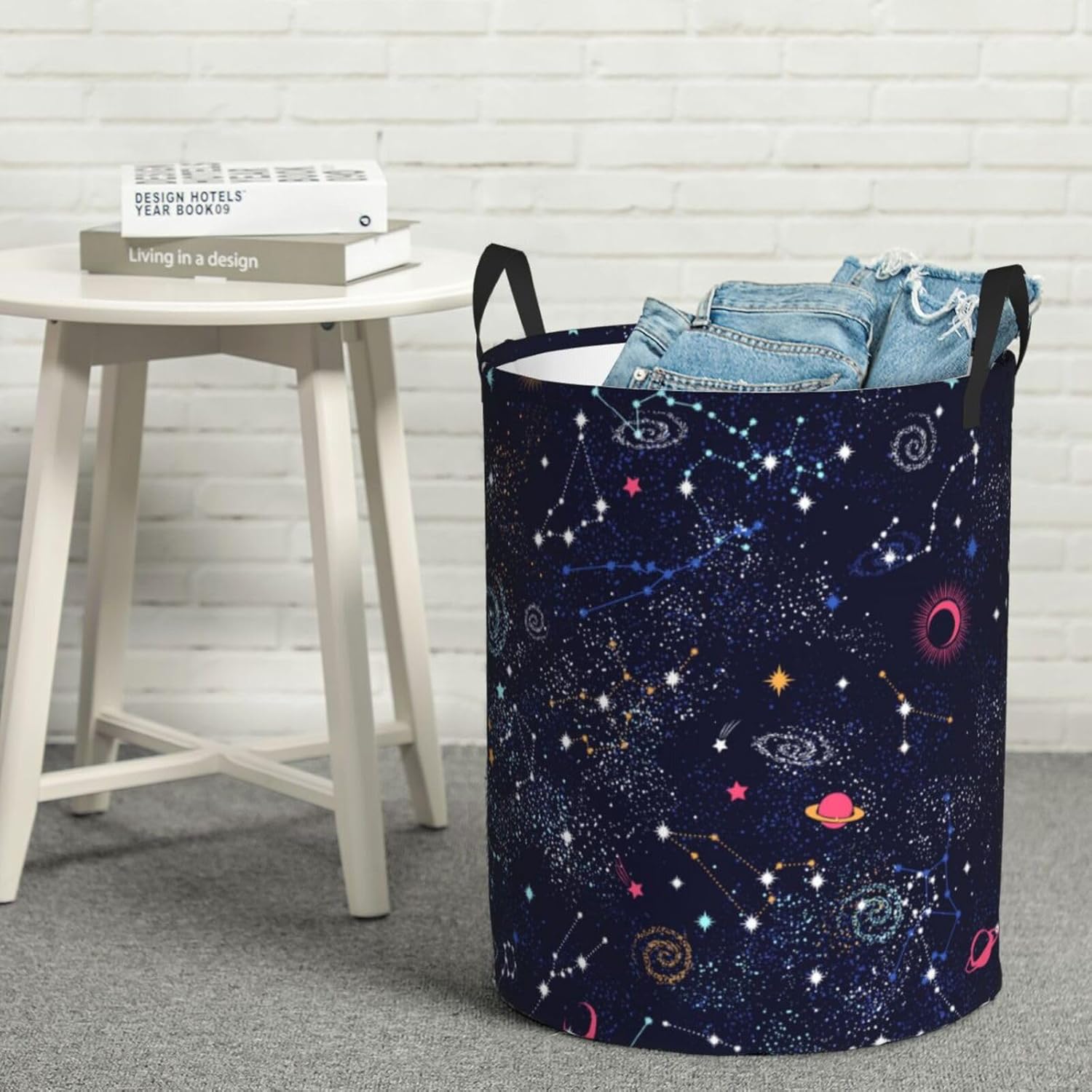 Galaxy Constellation Water Resistant Laundry Basket