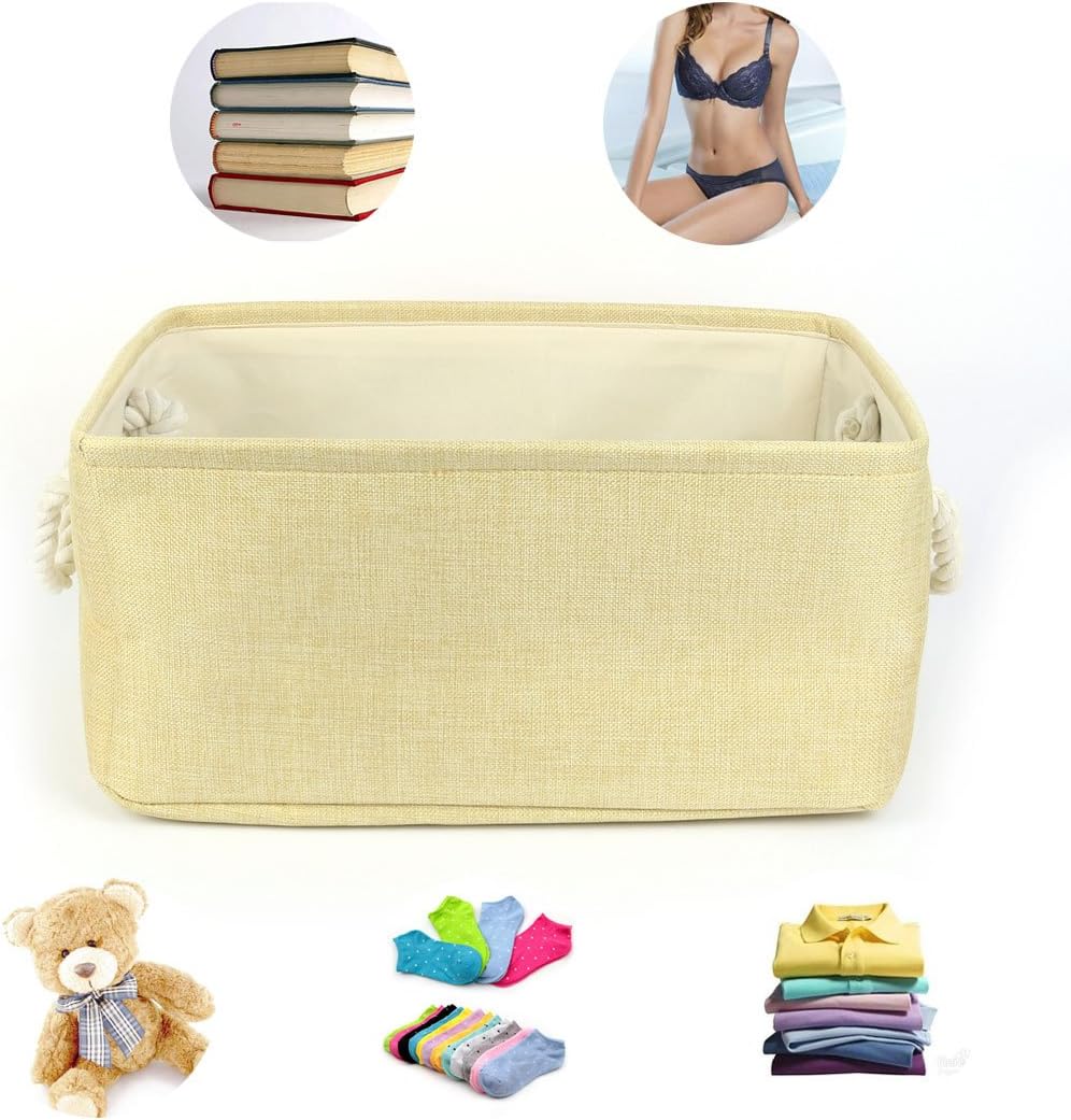Durable et pratique - Qtqgoitem Collapsible Storage Basket Perfect for Laundry Organization