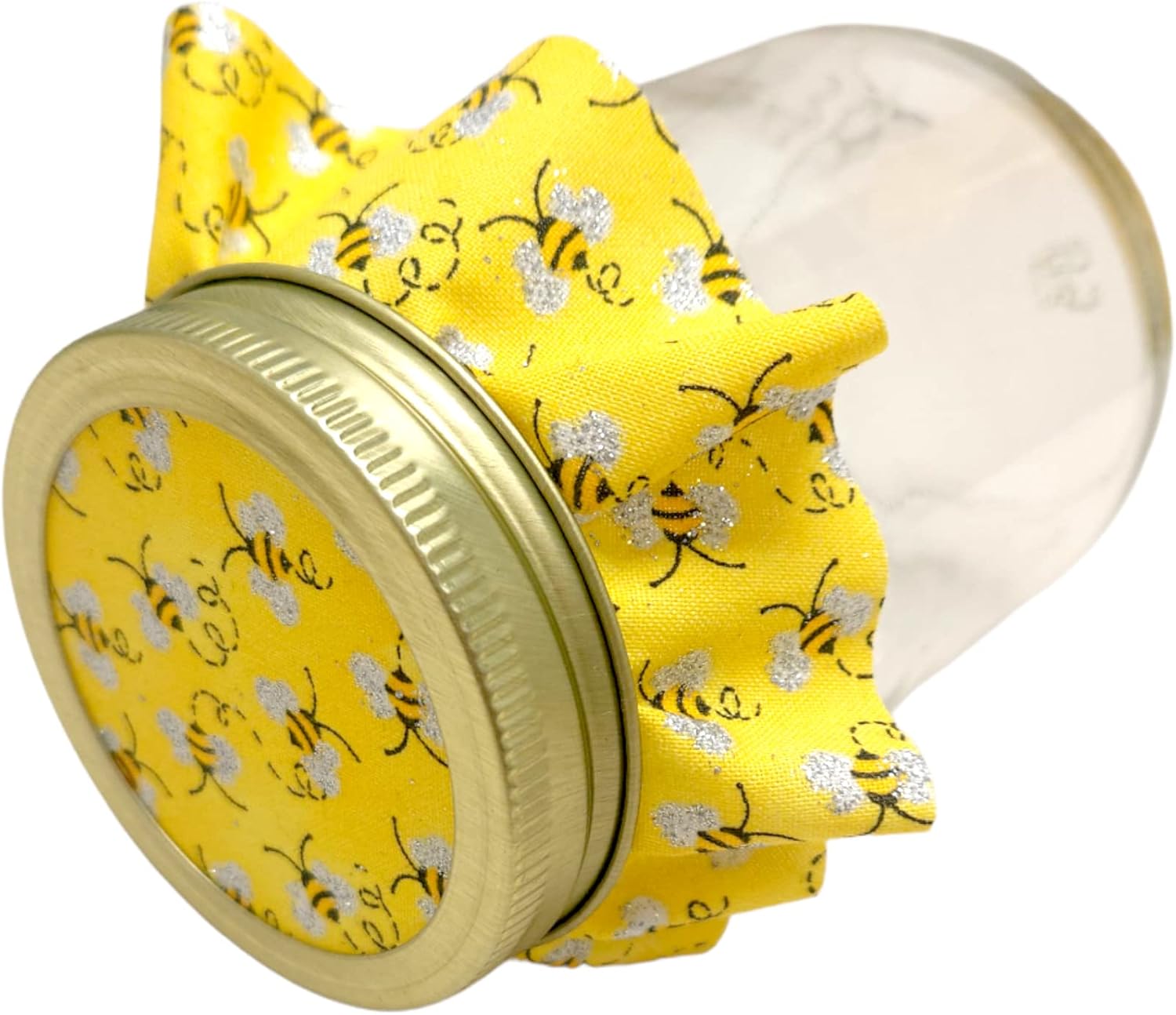 Nakpunar 12-Piece Fabric Jar Covers with Ties - Perfect Fit Abuse-Proof