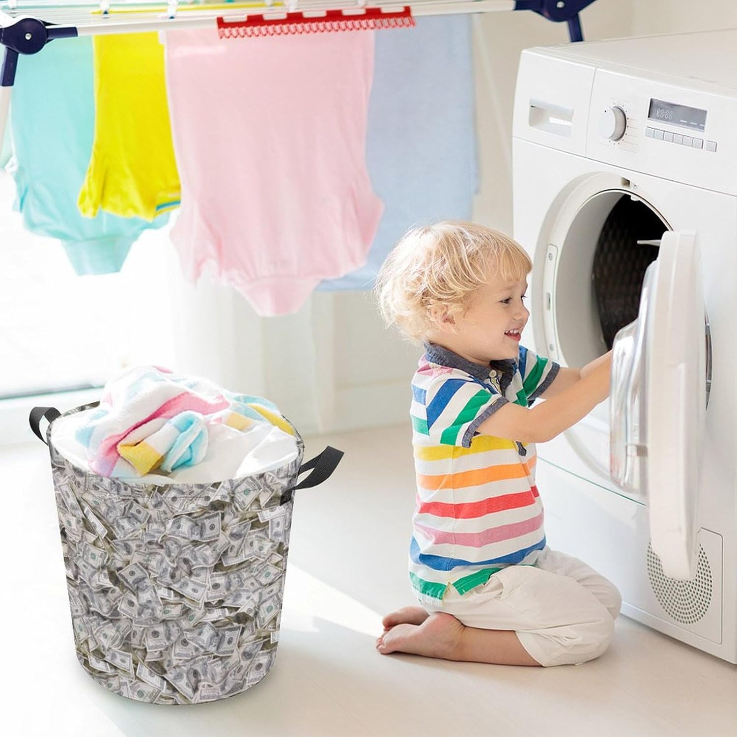 Premium American Storage Basket for Clothes Toys and More